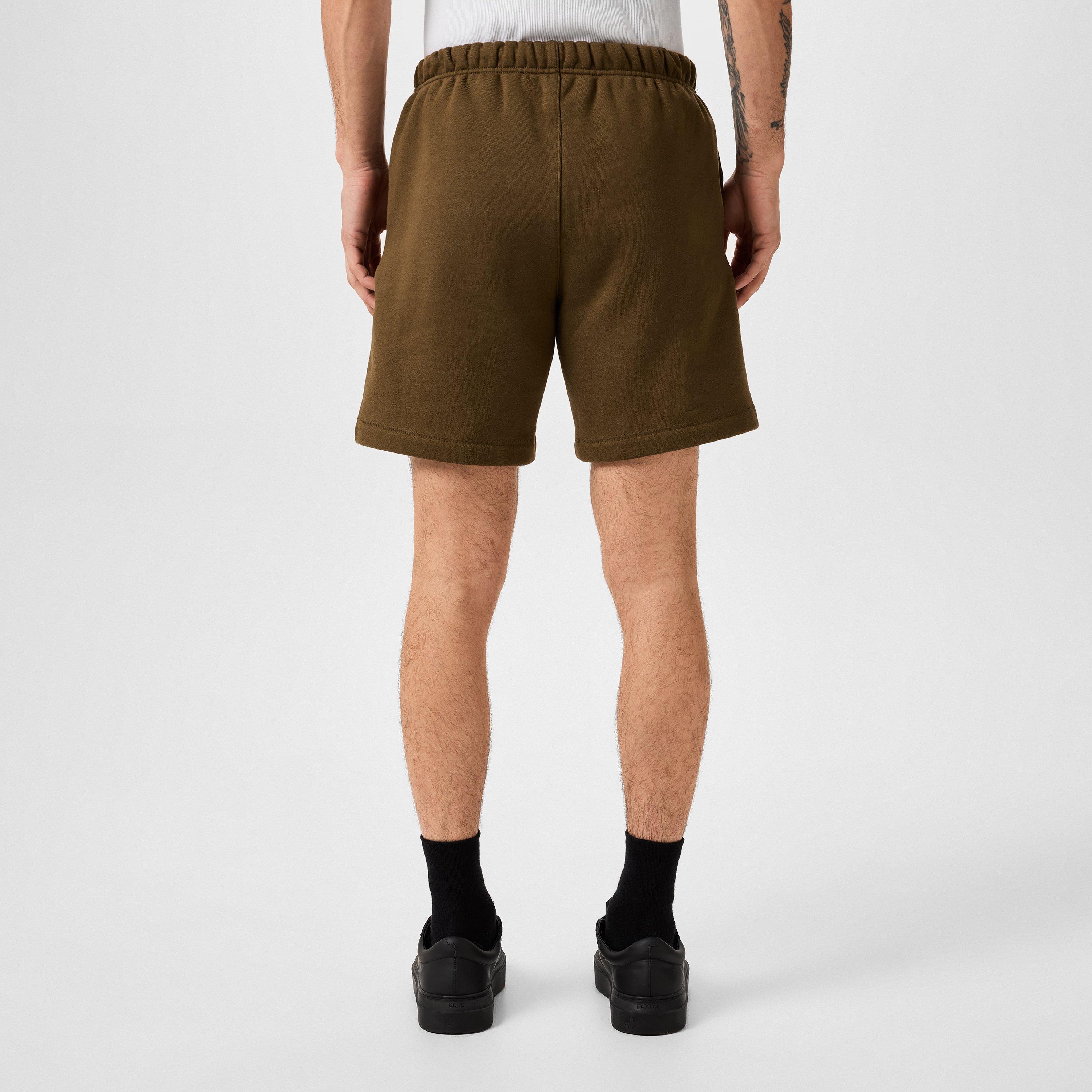 Olive - Fear Of God Essentials - Cotton Logo Shorts - 4