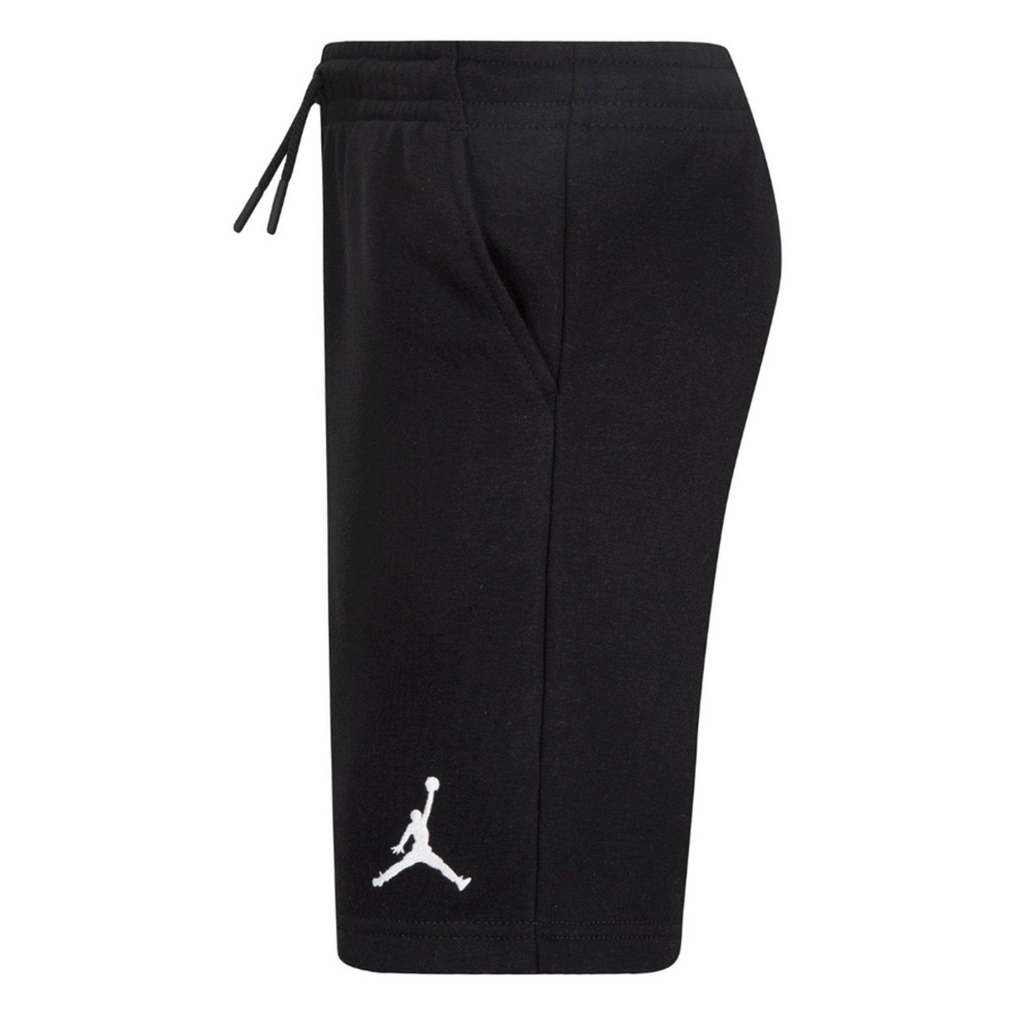 Black - Air Jordan - Essentials Fleece Shorts Juniors - 3