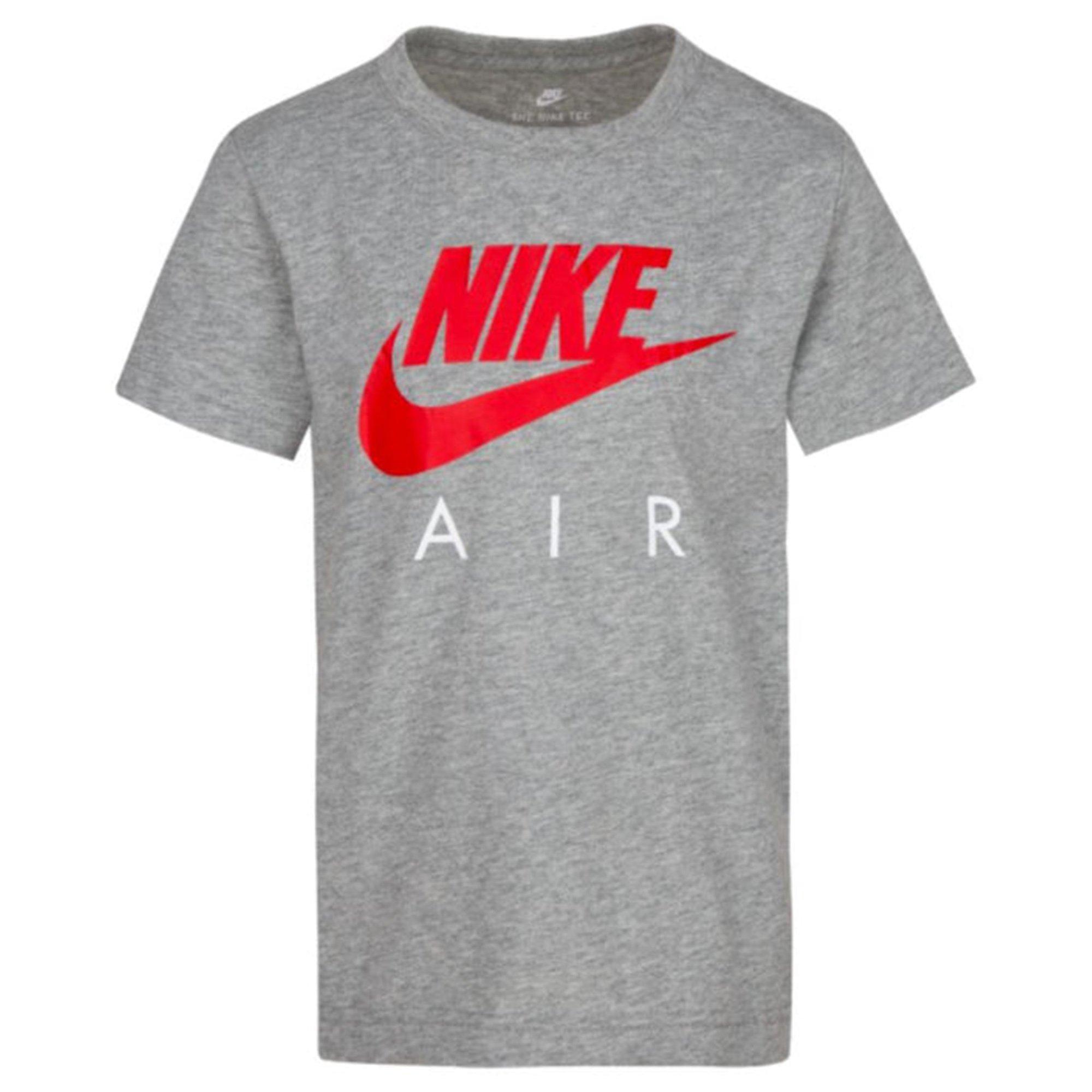 Dk Grey Heather - Nike - Futura Air T-Shirt Childrens - 1