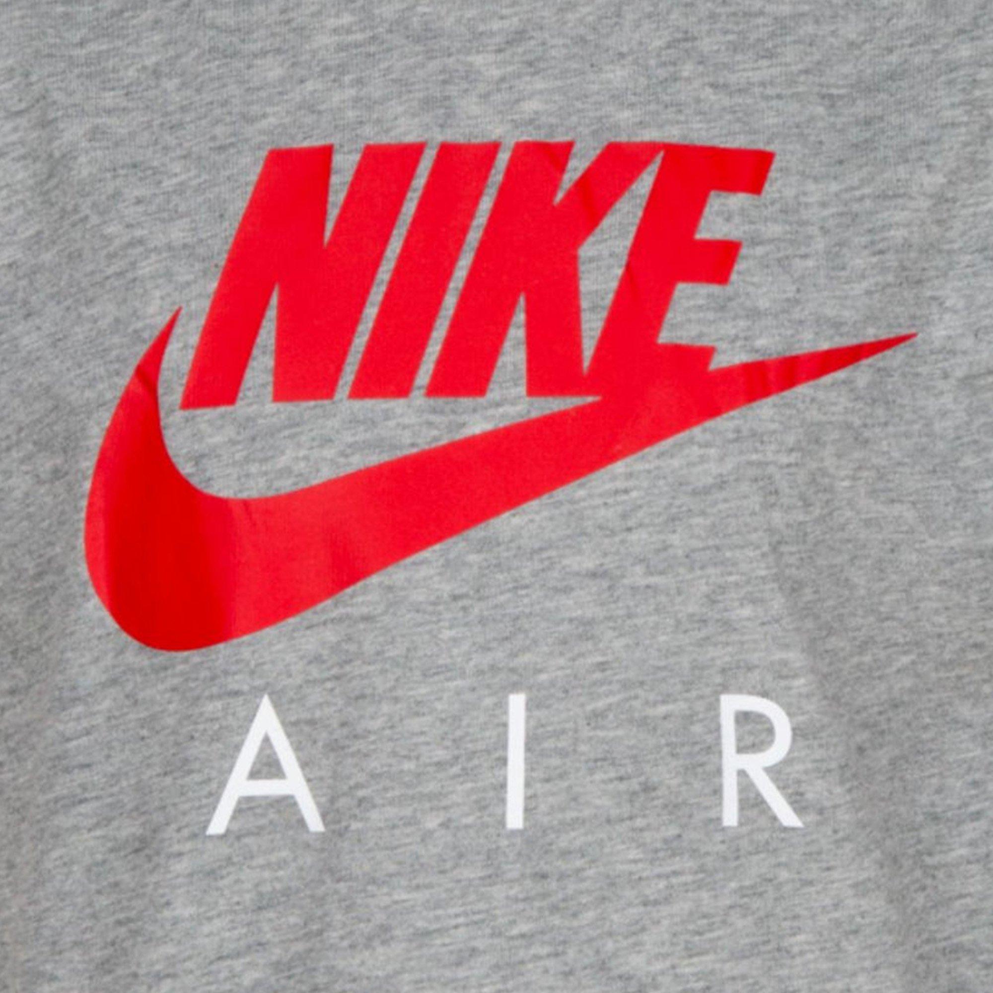 Dk Grey Heather - Nike - Futura Air T-Shirt Childrens - 3