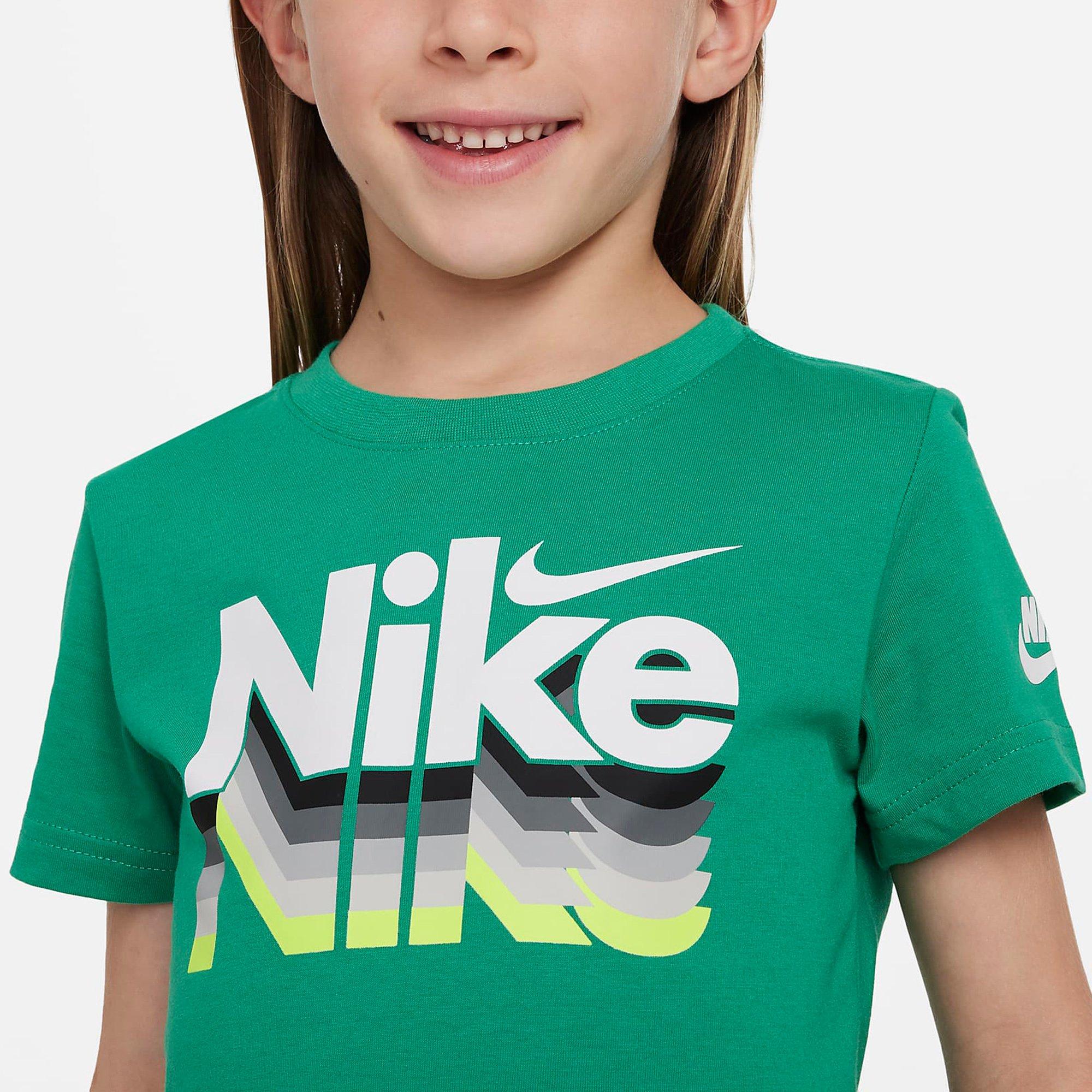 Stadium Green - Nike - Retro Fader T-Shirt Childrens - 3