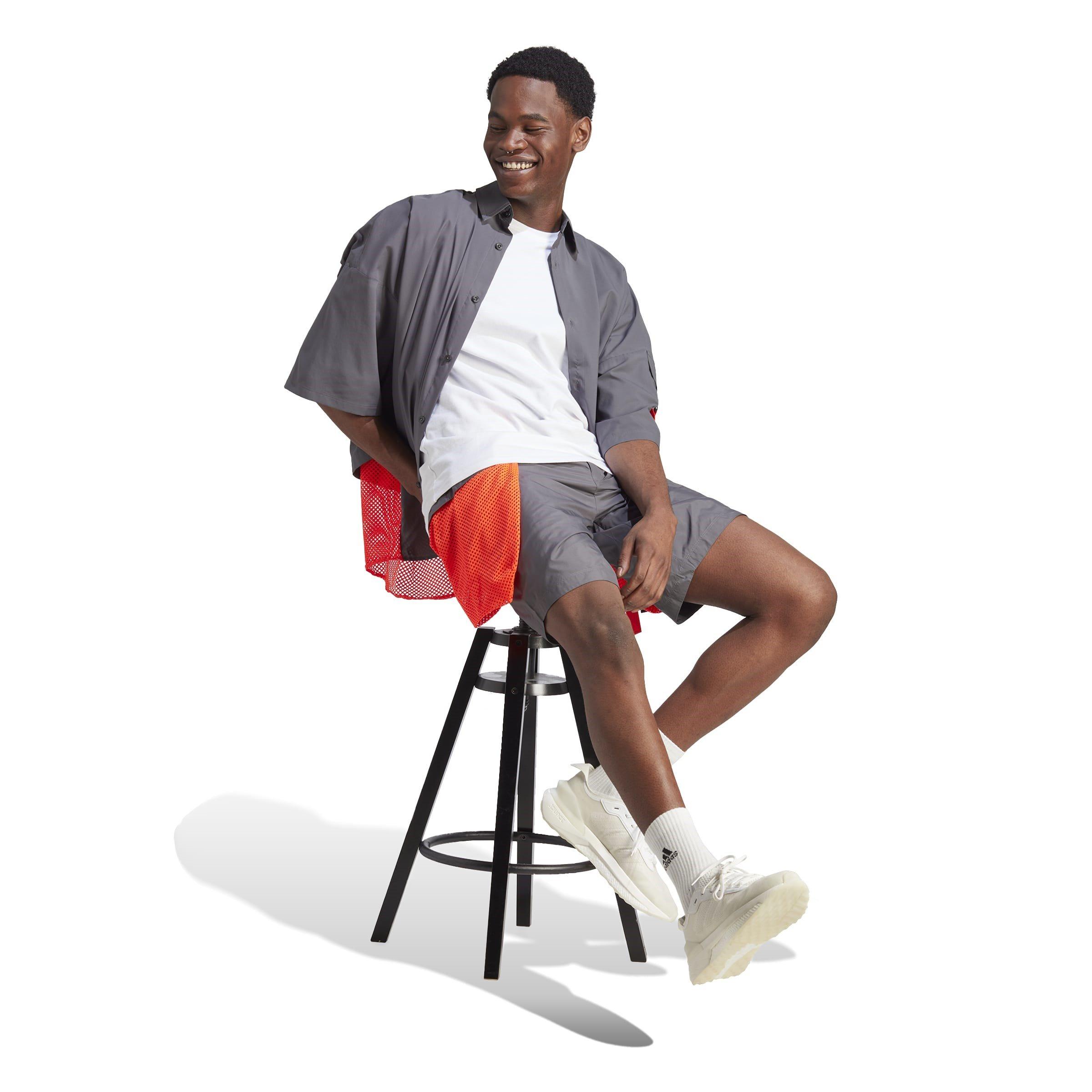 Grey Five - adidas - City Escape Premium Shorts Mens - 4