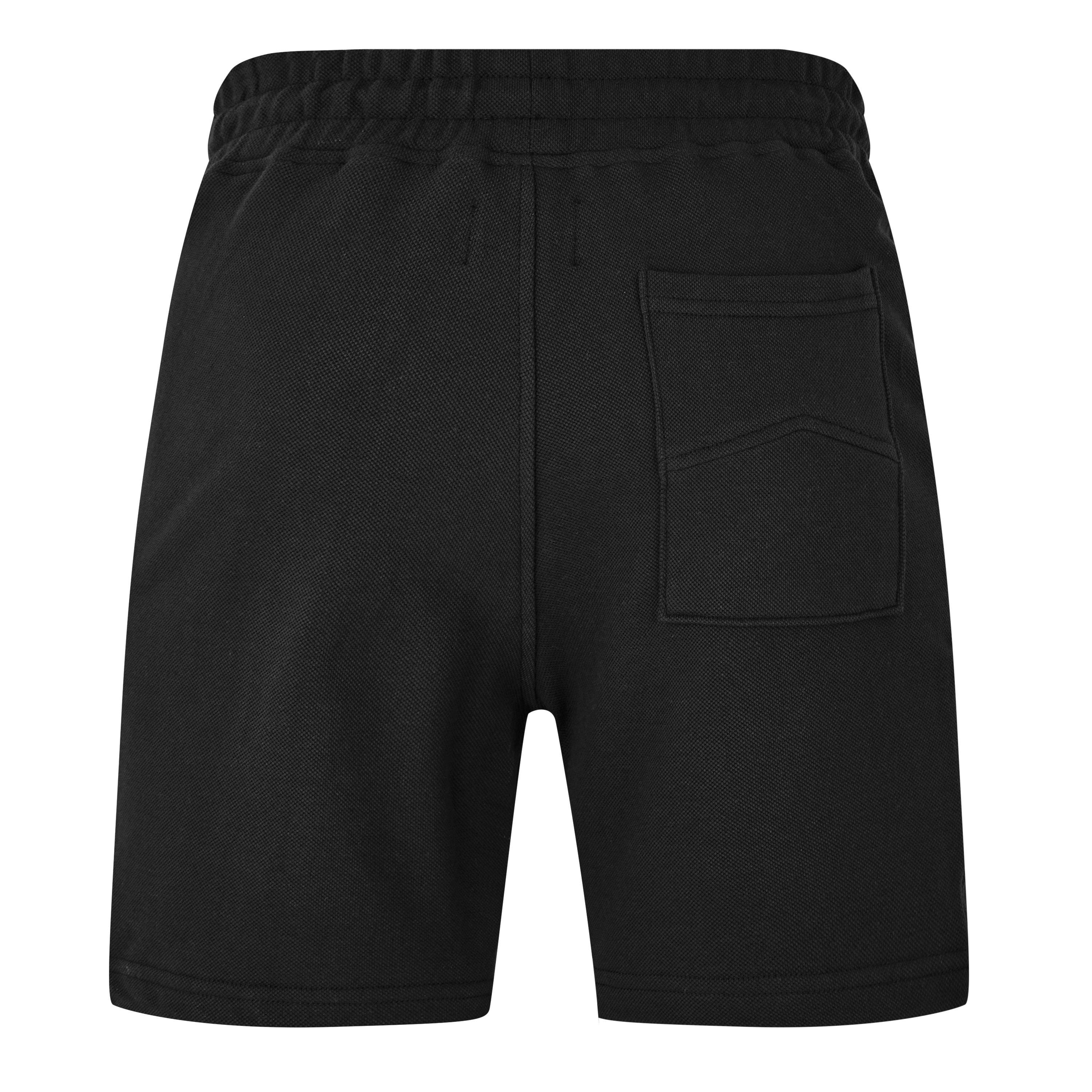 Black 0372 - Rhude - Men's Pique Fleece Jogger Shorts - 6