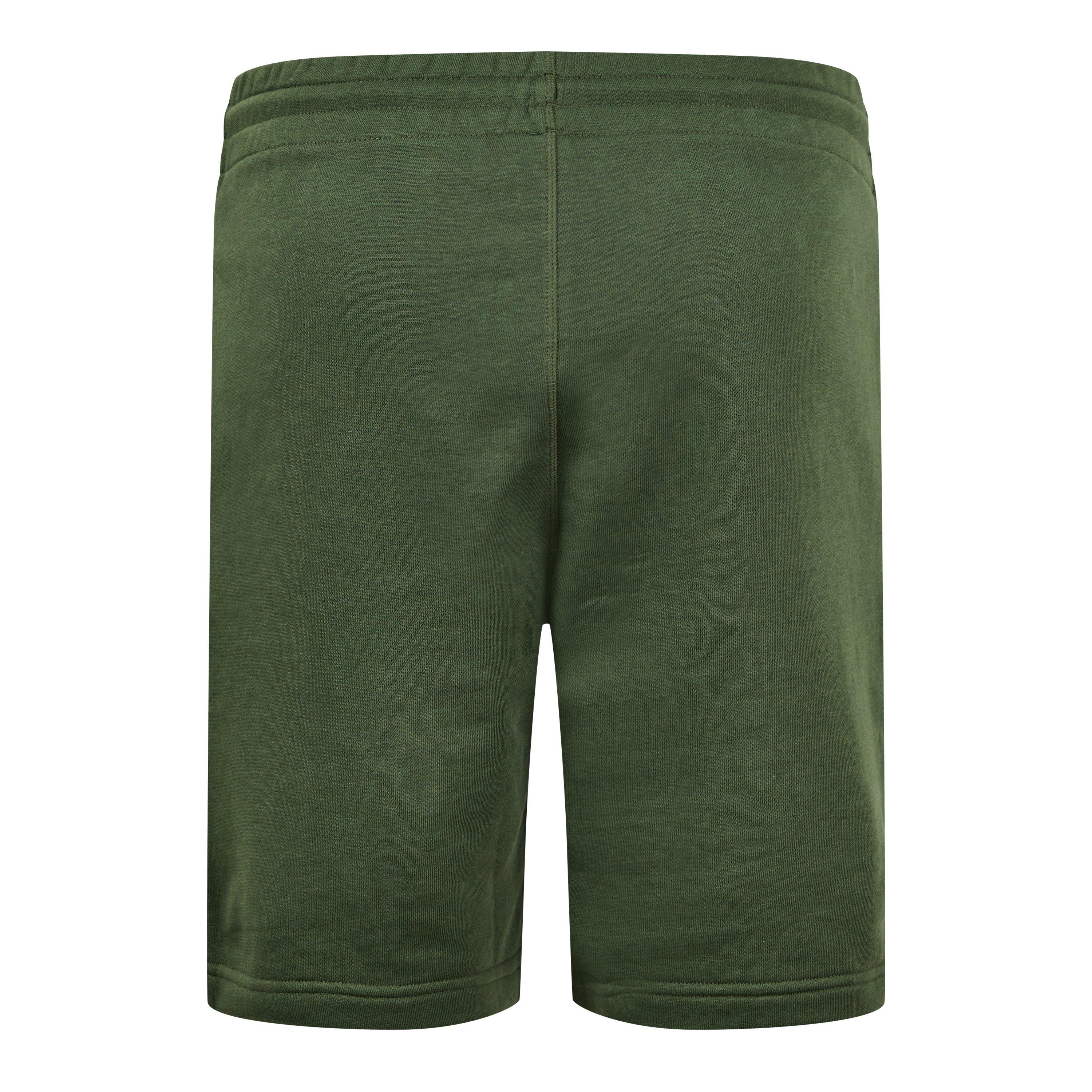 Green - Reebok - Fleece Jogger Shorts - 2