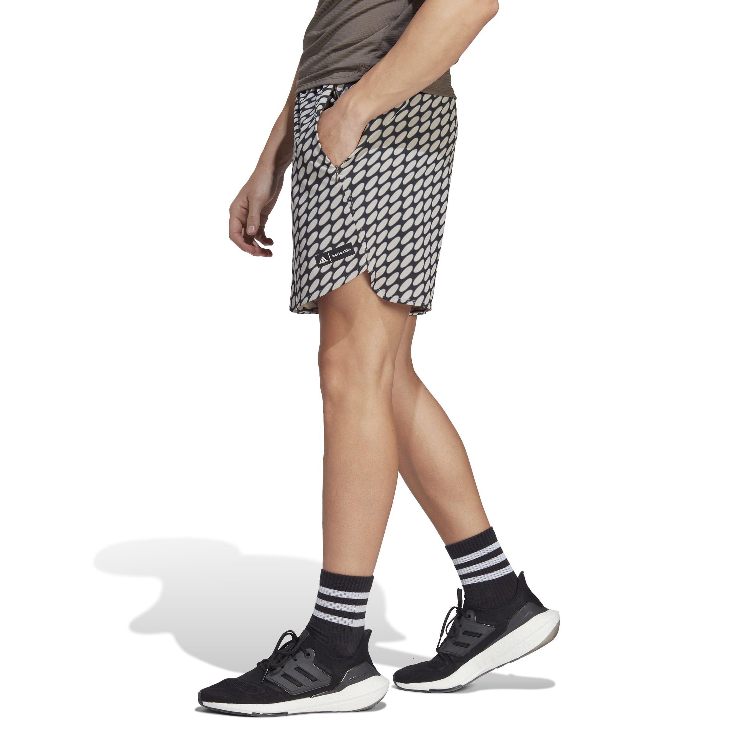 Brun/sort - adidas - X Marimekko Performance Gym Shorts - 5