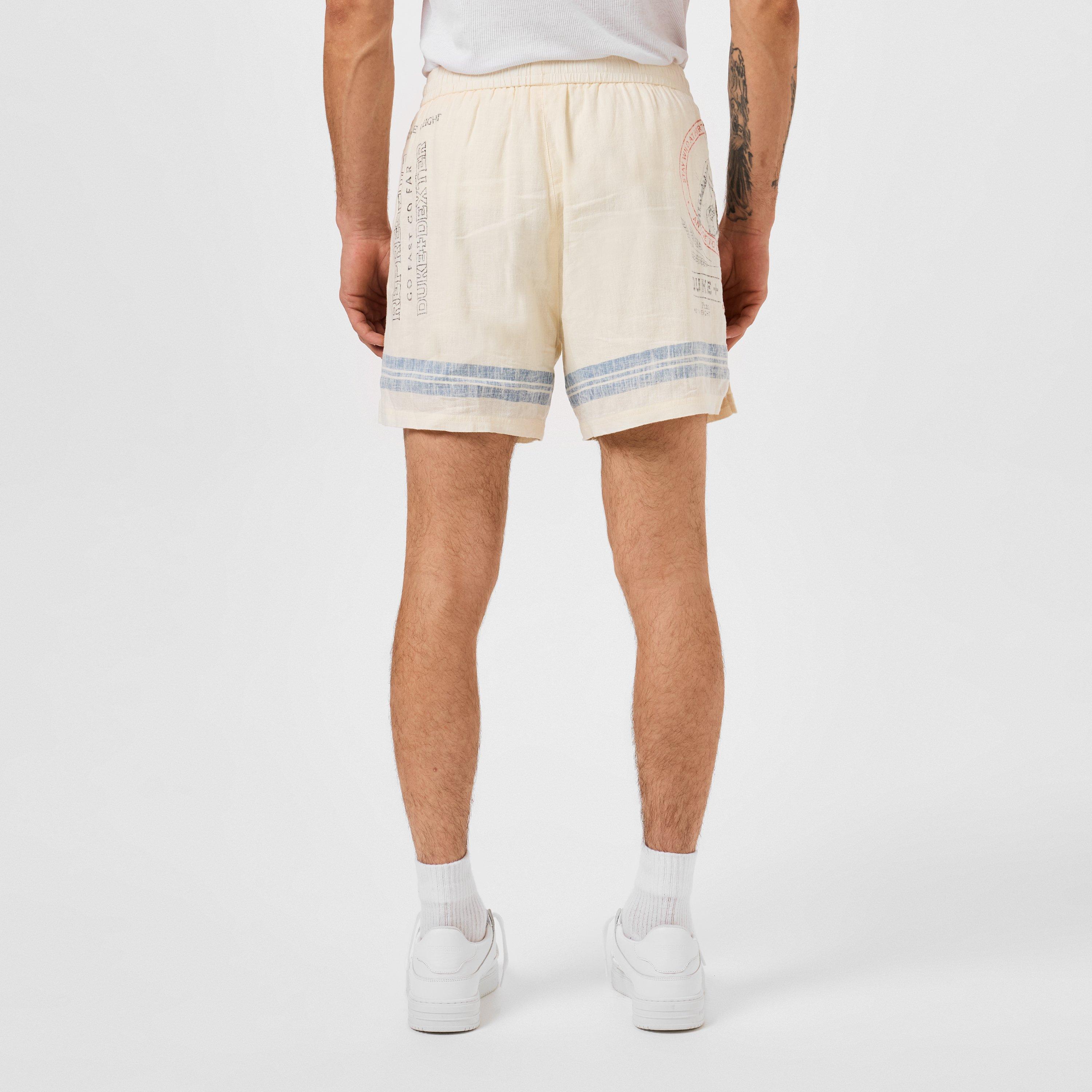 Ecru - Represent - Men's Rep D+D Lion Short, Distinctive Graphic Print - 3