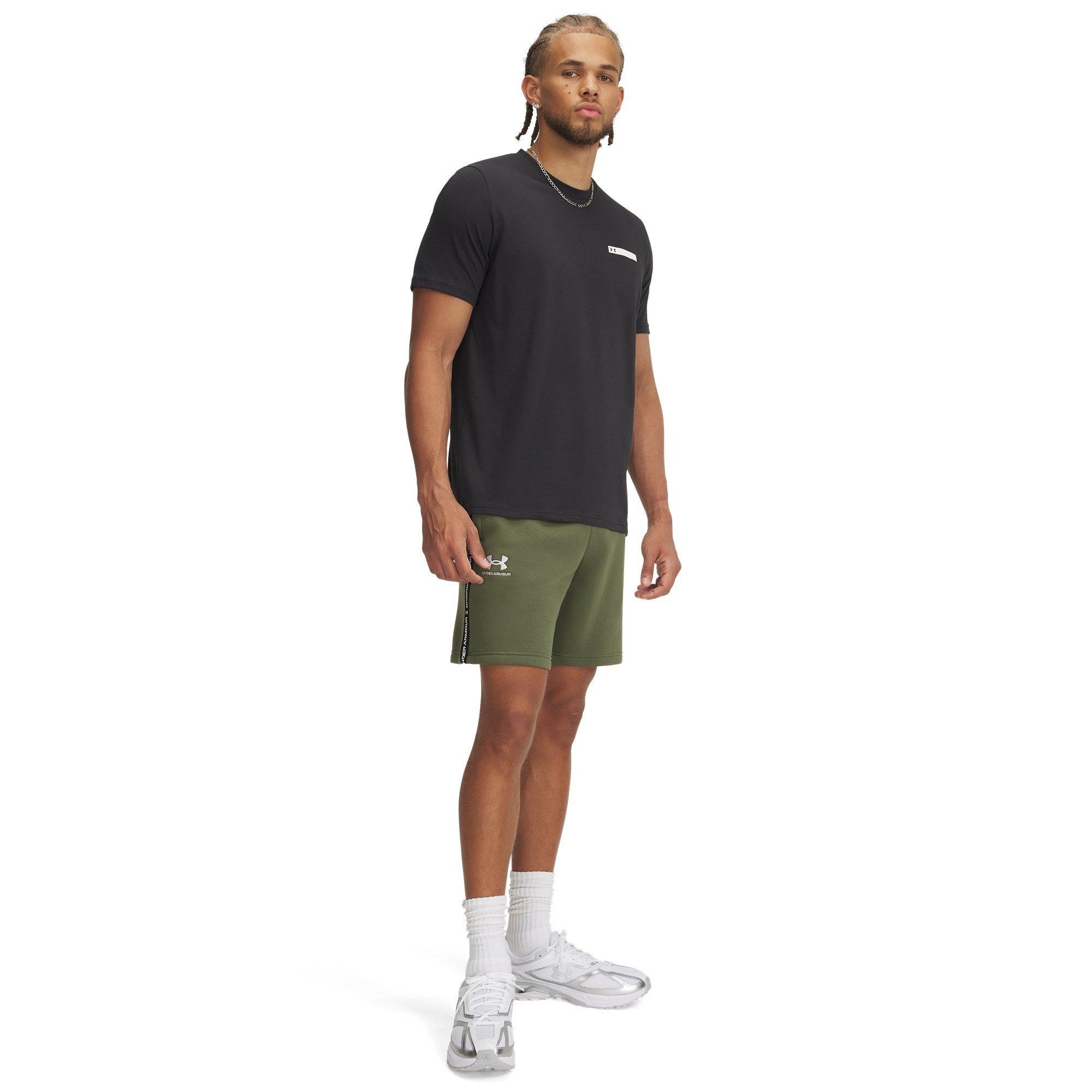 Mornarsko zelena - Under Armour - Fleece Jogger Shorts - 3