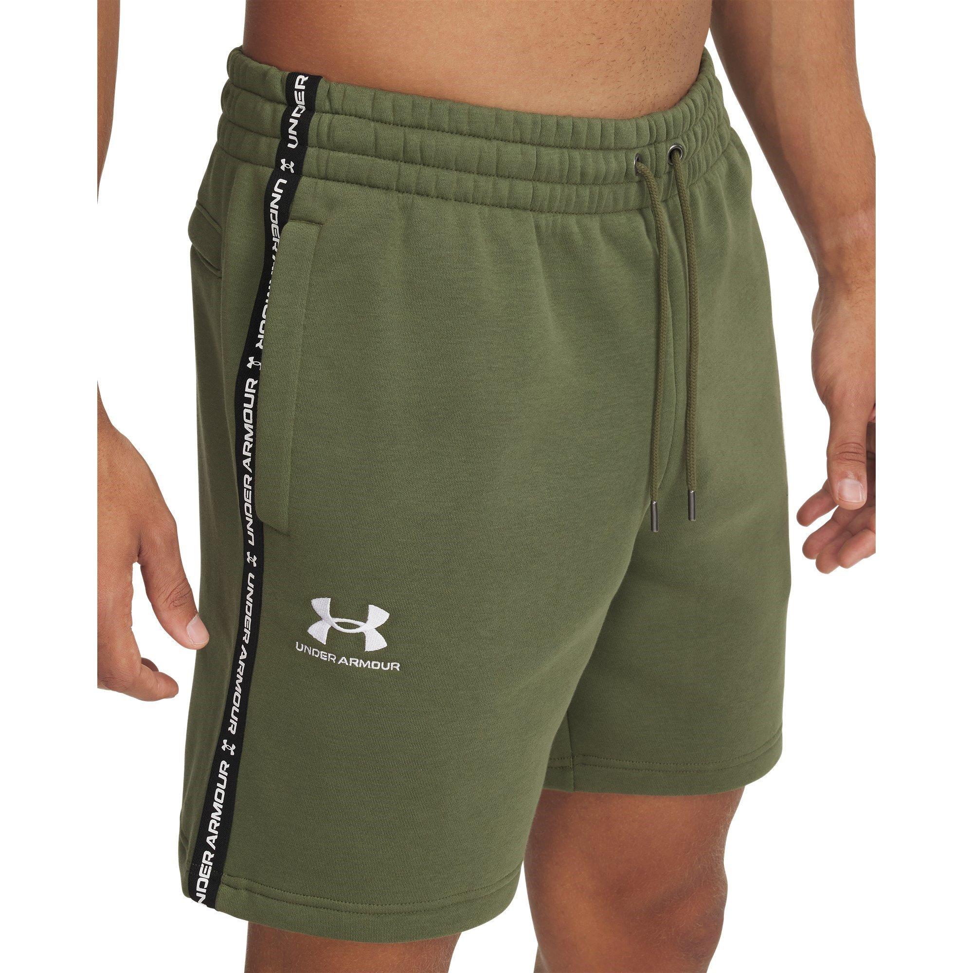 Mornarsko zelena - Under Armour - Fleece Jogger Shorts - 4