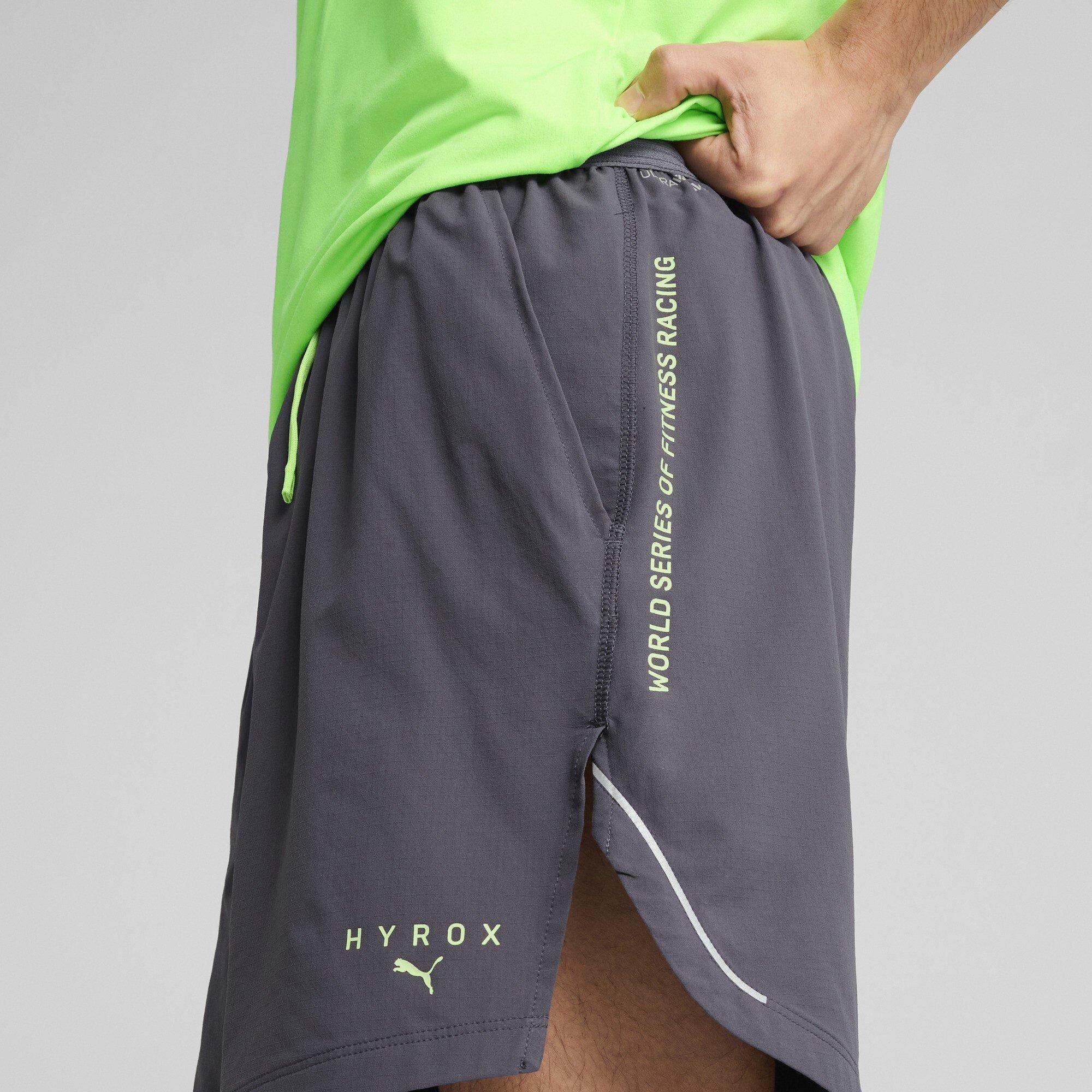 Galactic Grey - Puma - Men's HYROX Ultraweave Performance Gym Shorts - 5