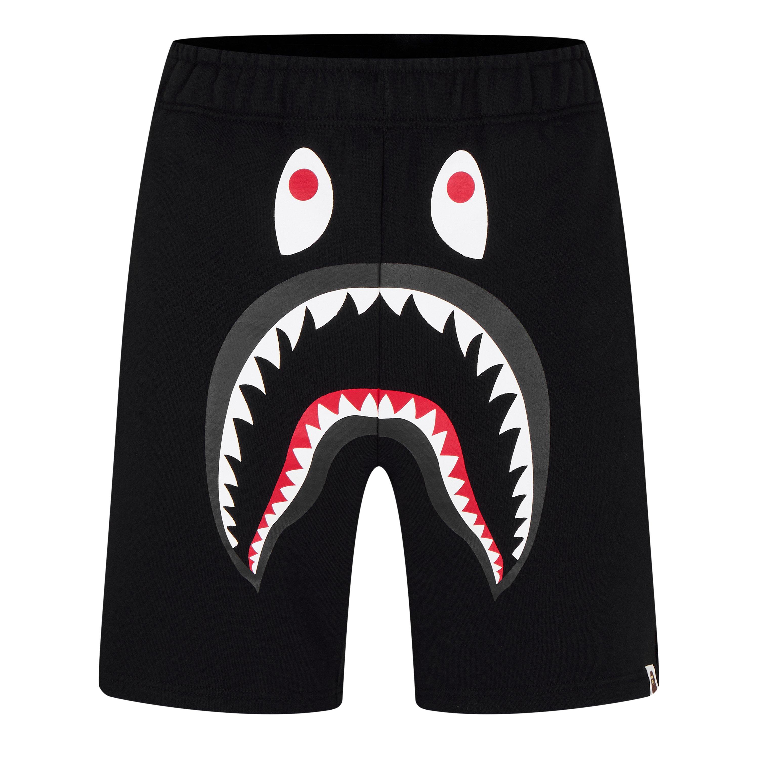 Black - A Bathing Ape - Shark Shorts - 7