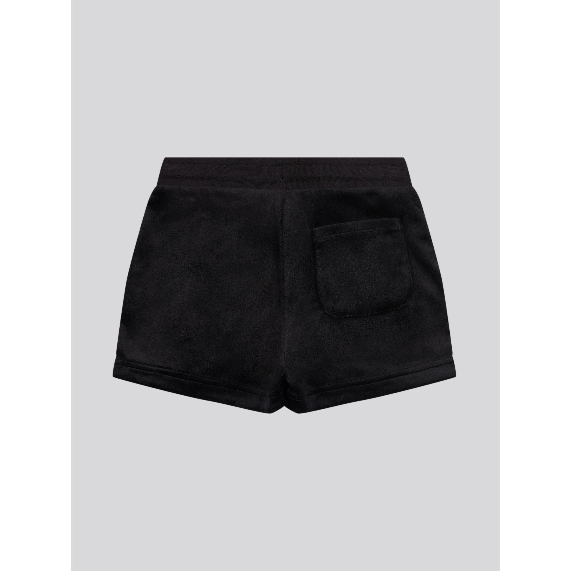 Black 102 - Juicy Couture - Kids' Diamante Logo Fleece Jogger Shorts - 7