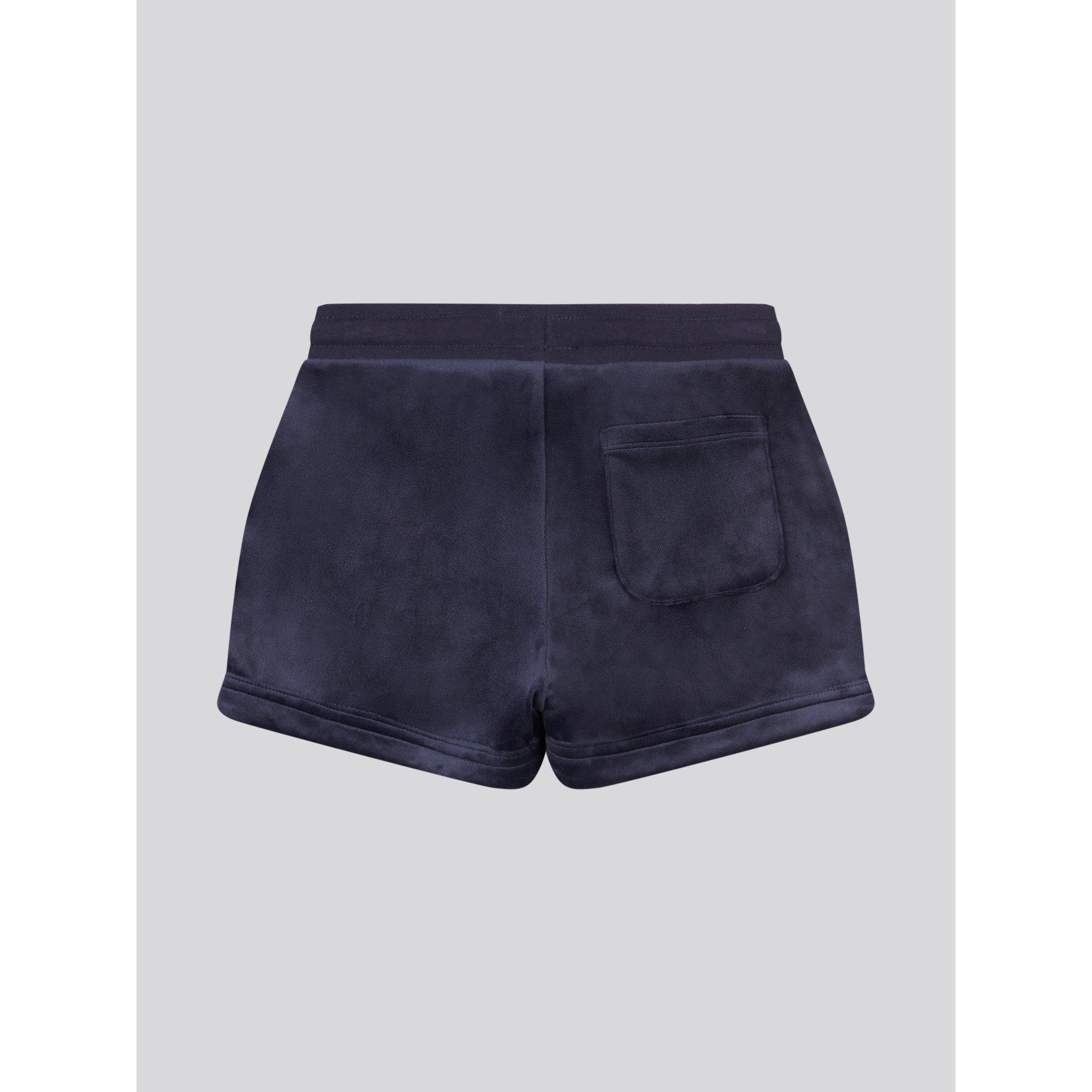 Night Sky 883 - Juicy Couture - Kids' Diamante Logo Fleece Jogger Shorts - 7
