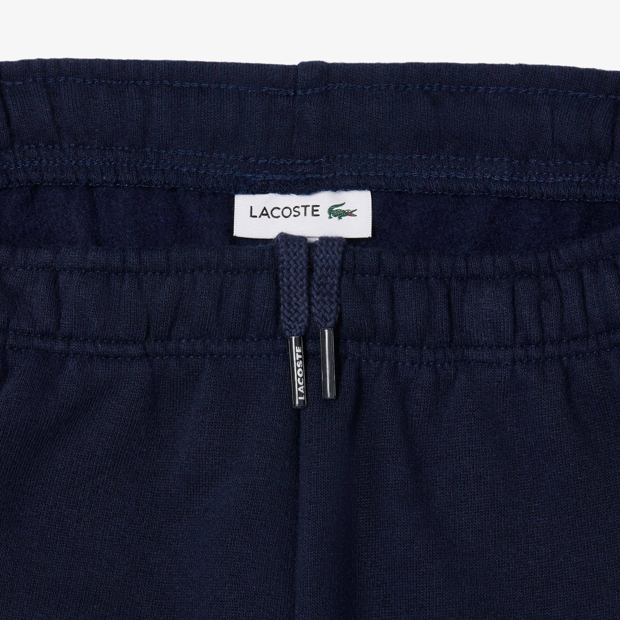 Mornarsko plava/Višenamjenski 5R3 - Lacoste - Kids' Fleece Jogger Shorts - 3