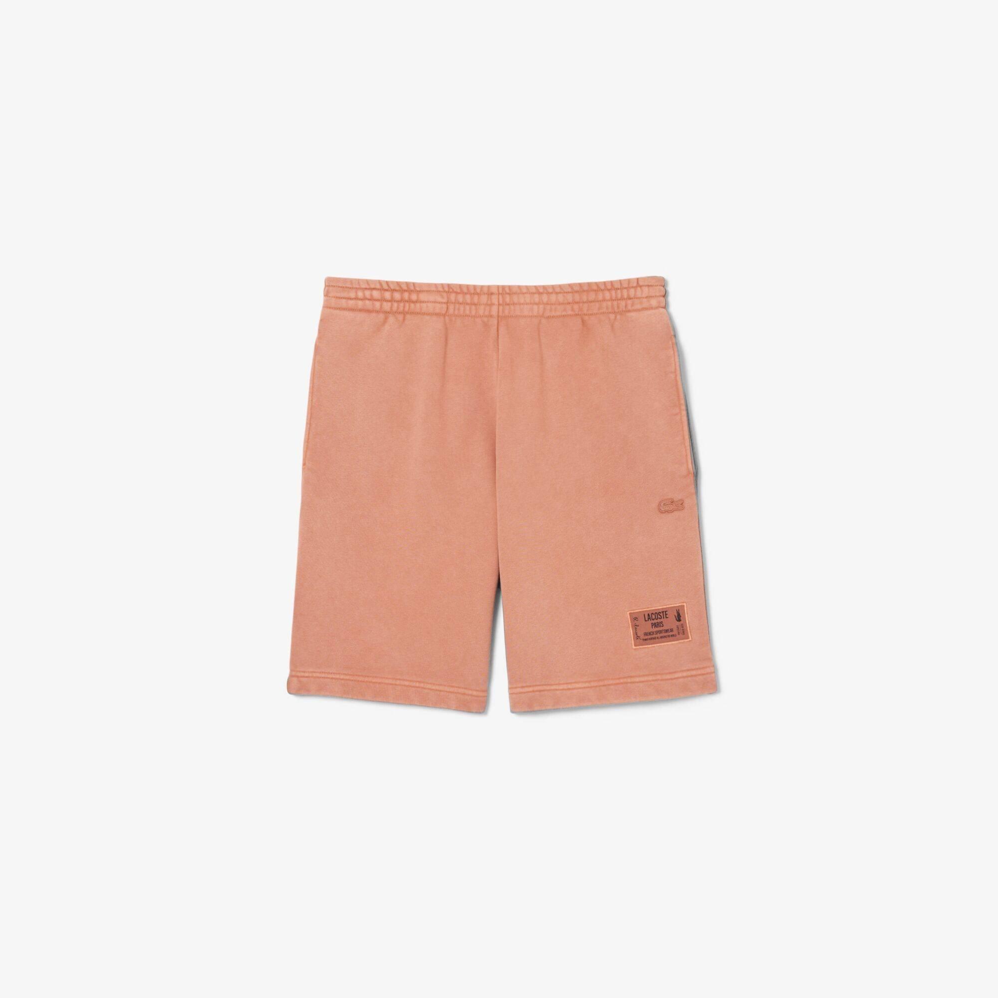 Lacoste Men's Fleece Jogger Shorts - Latte I1k - XL