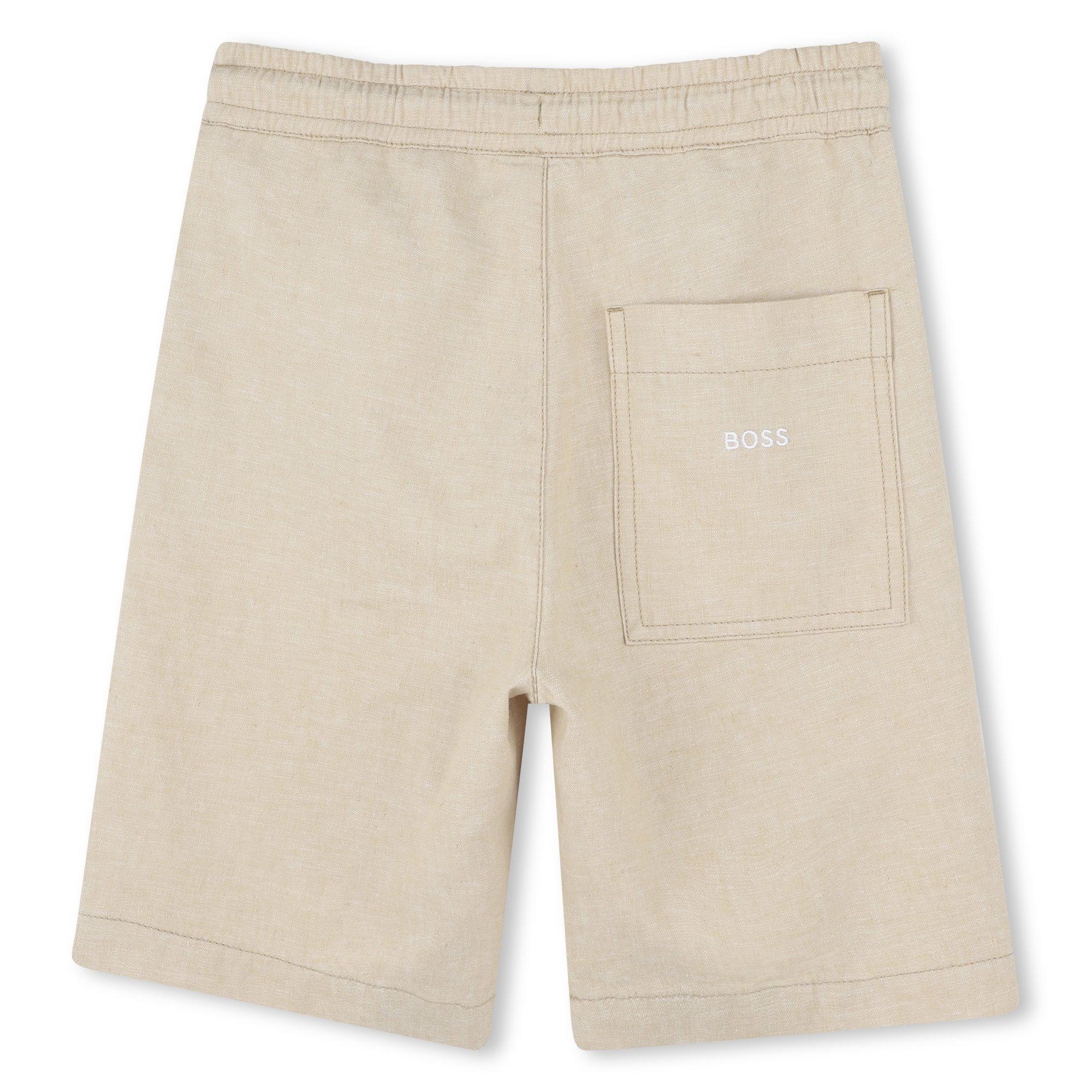 Vanille 21C - Boss - Kids' Logo Fleece Jogger Shorts - 2