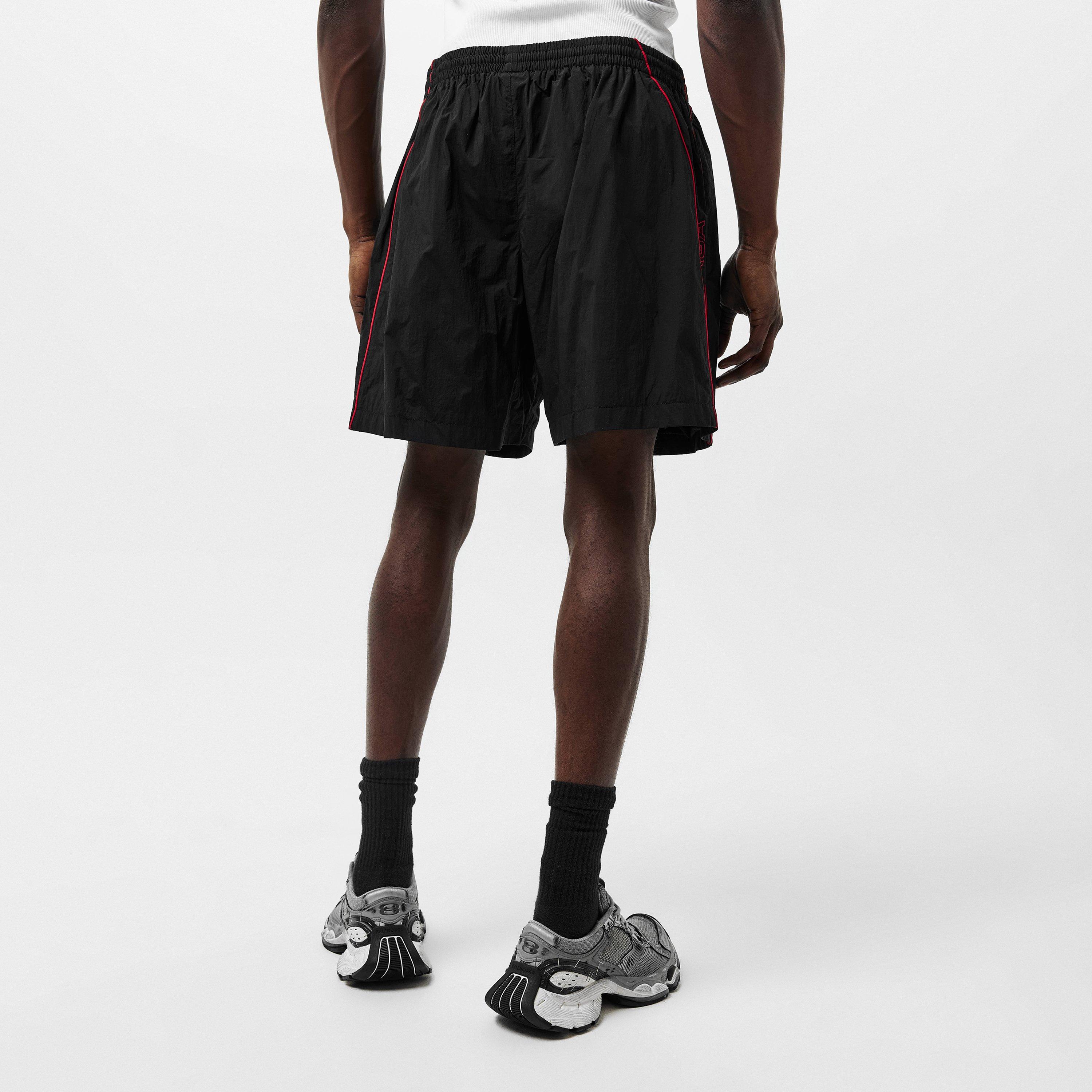 Black - Balenciaga - Embroidered Track Shorts - 4