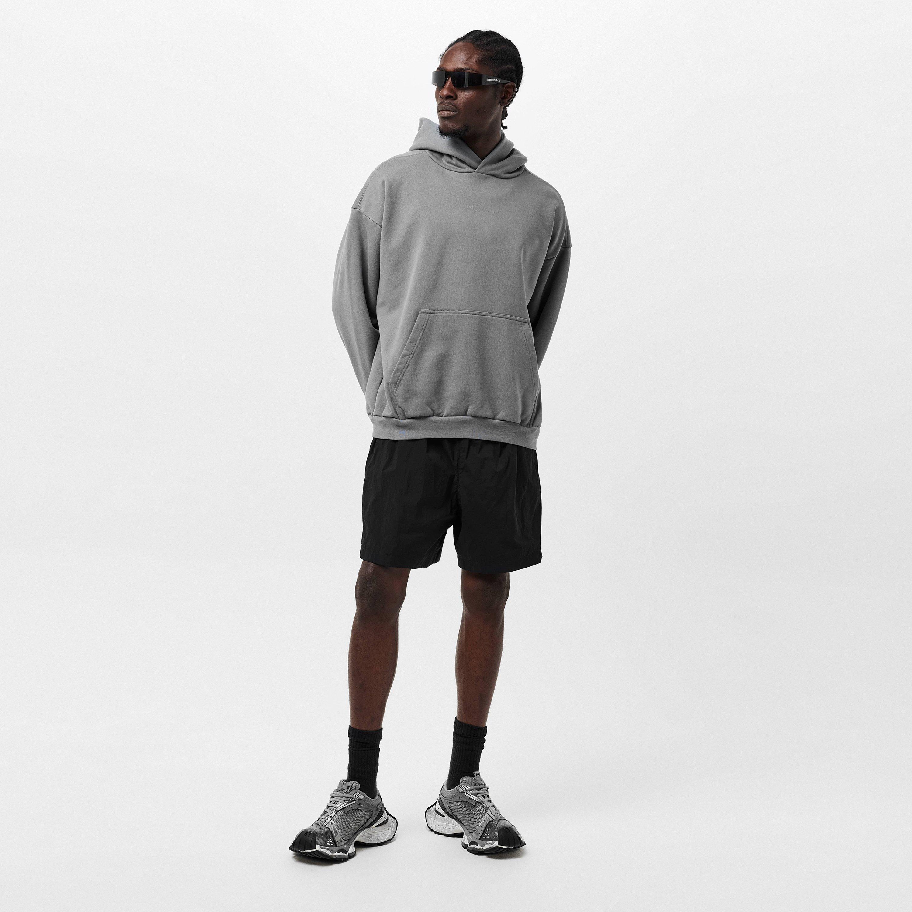 Black - Balenciaga - Embroidered Track Shorts - 6