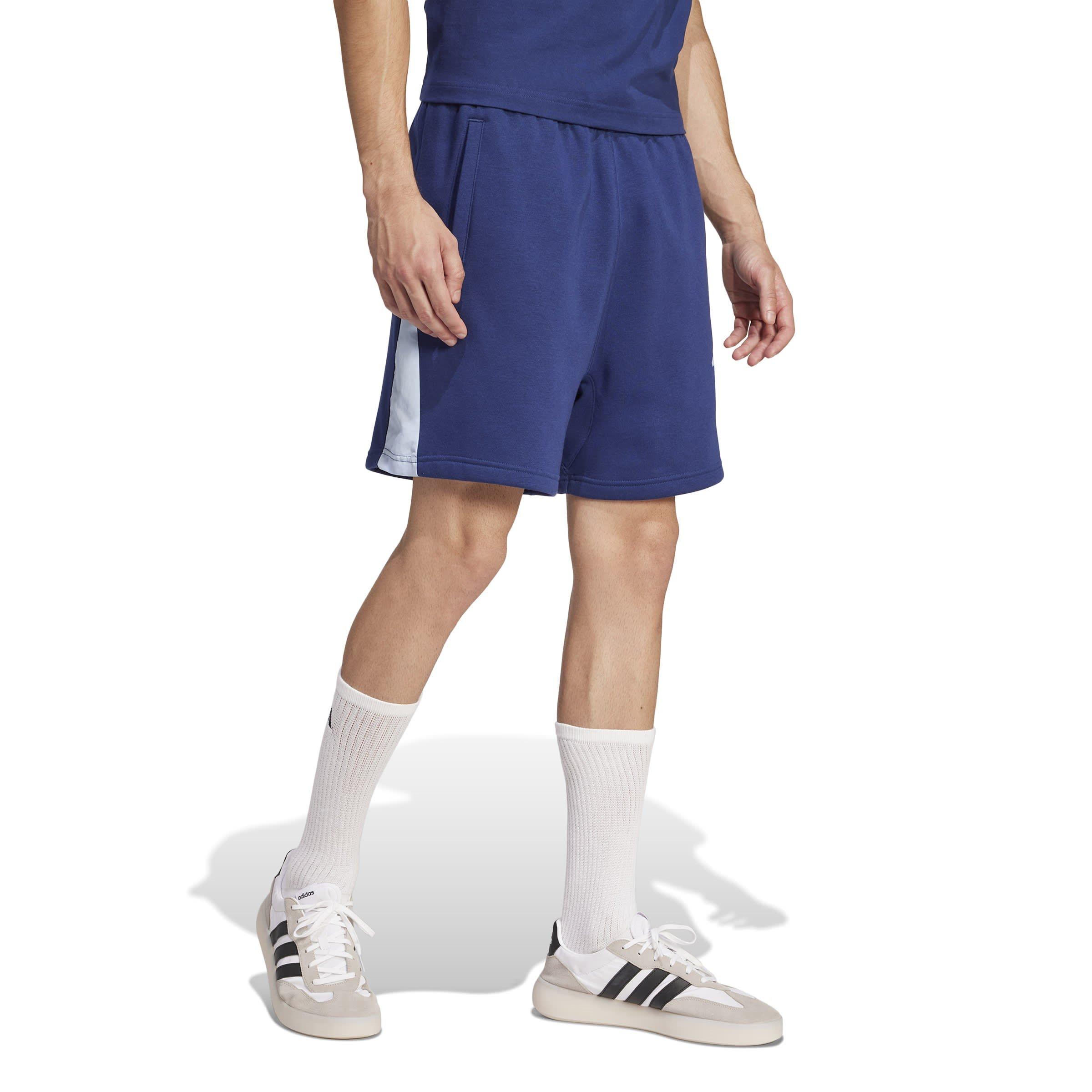 Dark Blue - adidas - Seasonal Essentials Colorblock Shorts Mens - 4