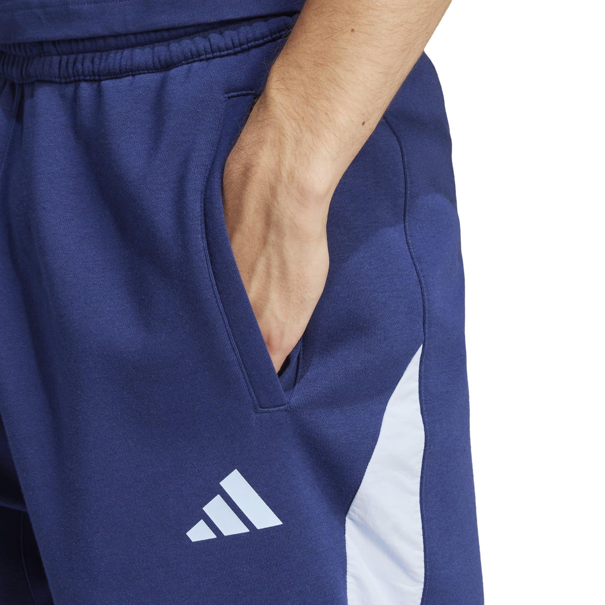 Dark Blue - adidas - Seasonal Essentials Colorblock Shorts Mens - 6