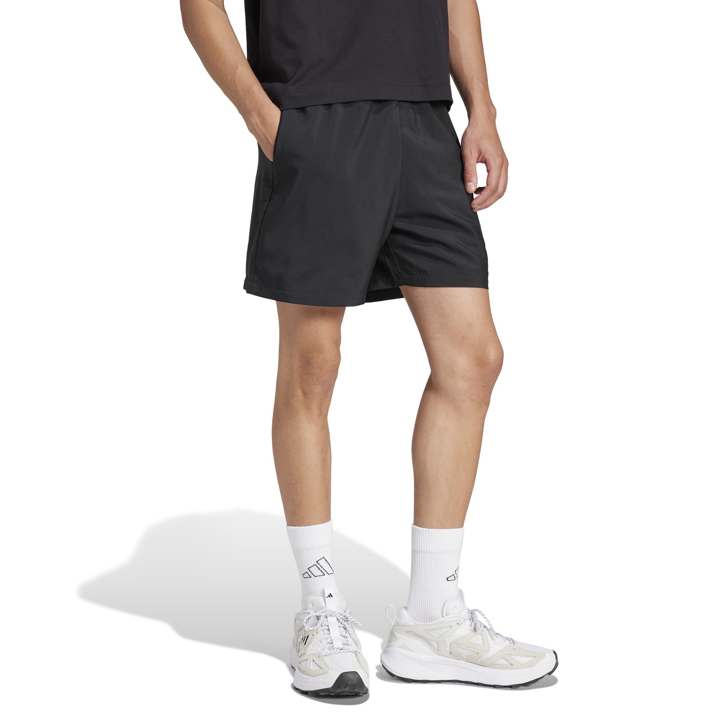 Black/White - adidas - Essentials Small Logo Cargo Chelsea Shorts - 4