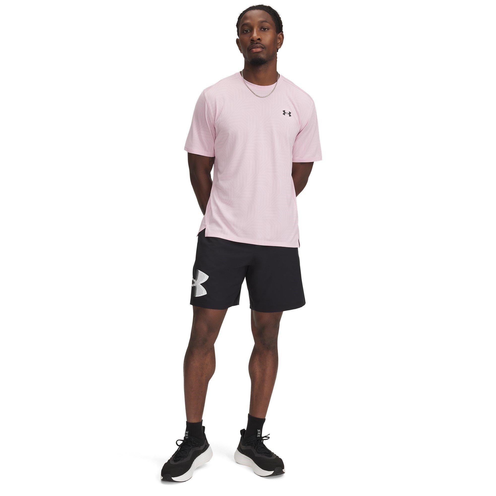 Black/White - Under Armour - Men's Woven Graphic Gym Shorts - 3