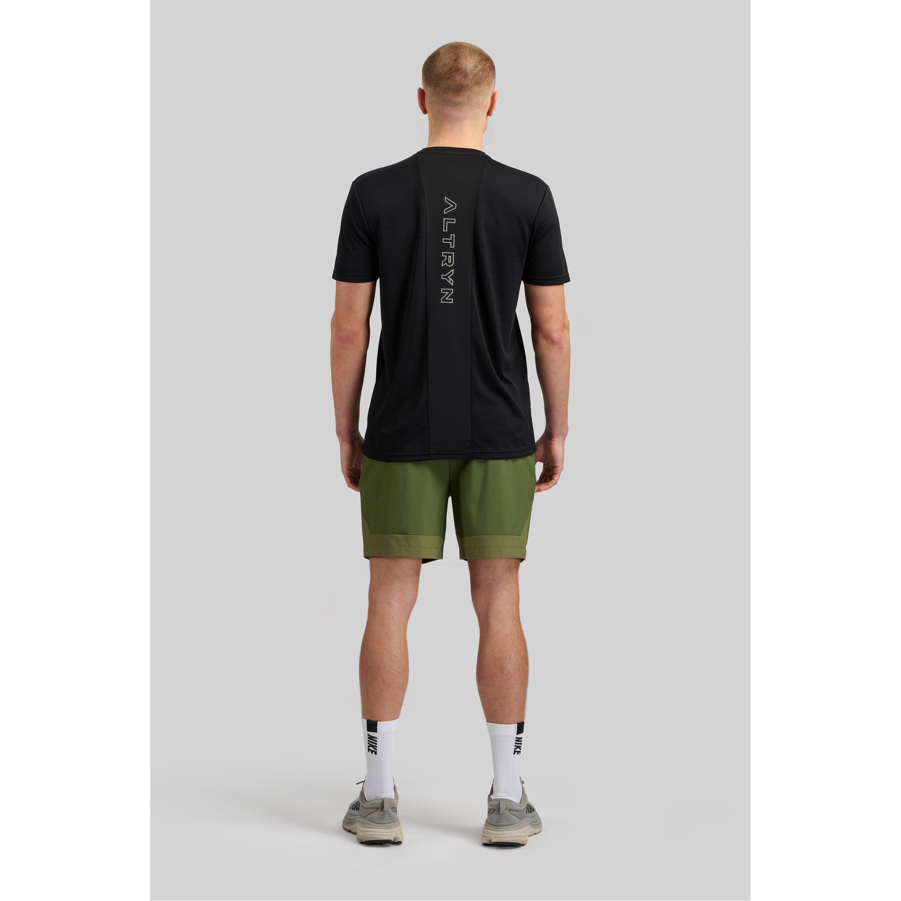 Khaki Mix - ALTRYN - Men's Fleece Jogger Shorts - 2