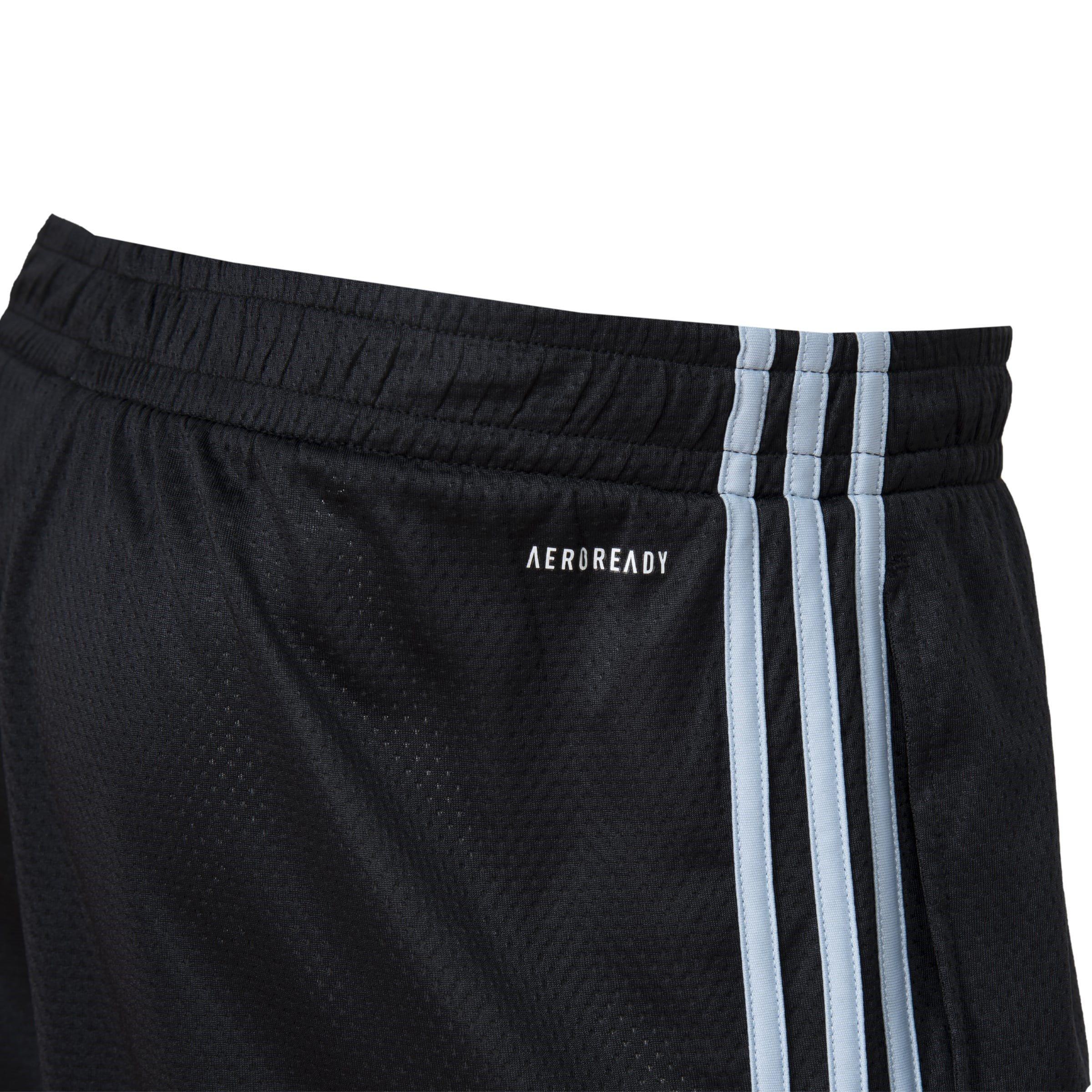Black/Blue - adidas - 3-Stripes AEROREADY Knit Shorts Mens - 7