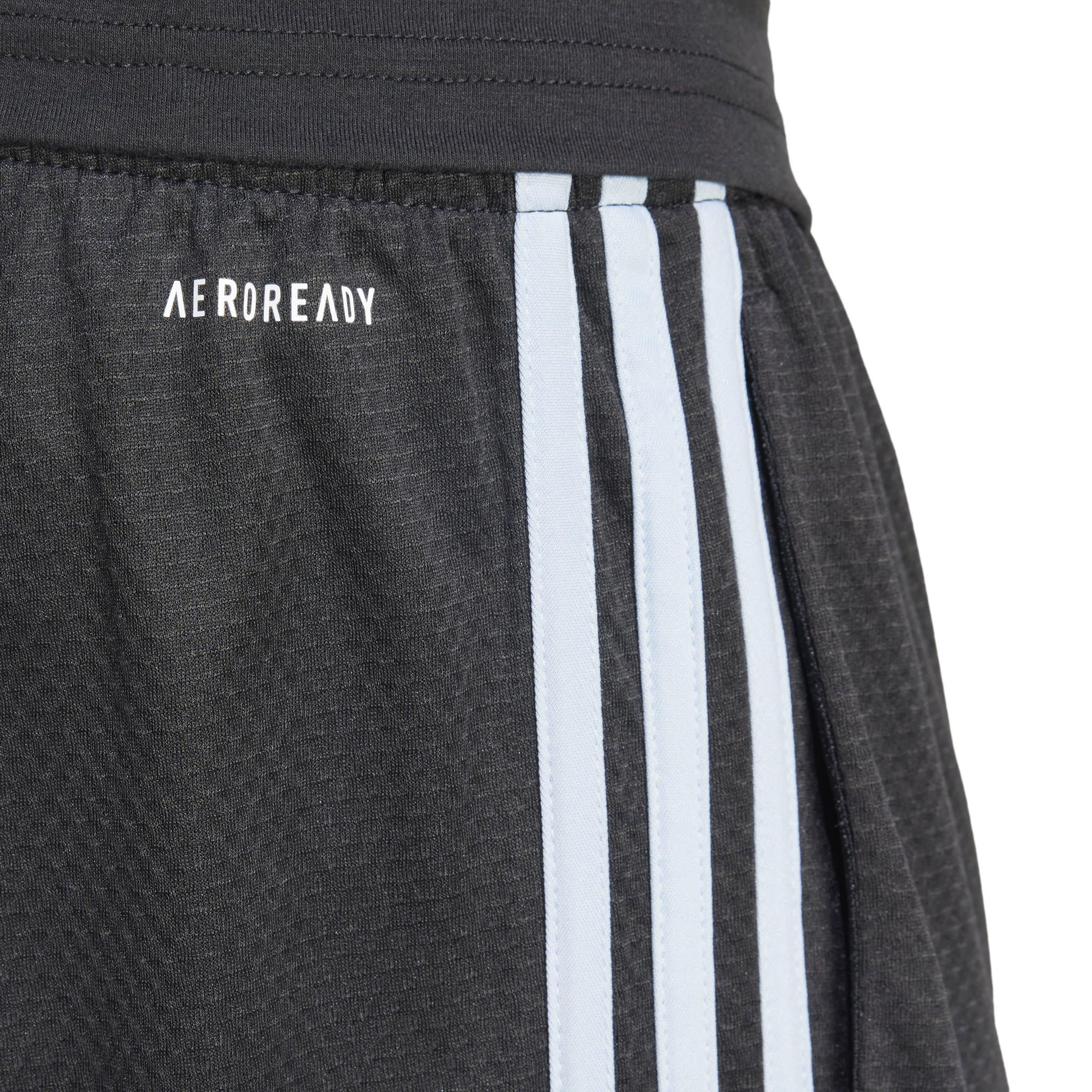 Black/Blue - adidas - 3-Stripes AEROREADY Knit Shorts Mens - 9