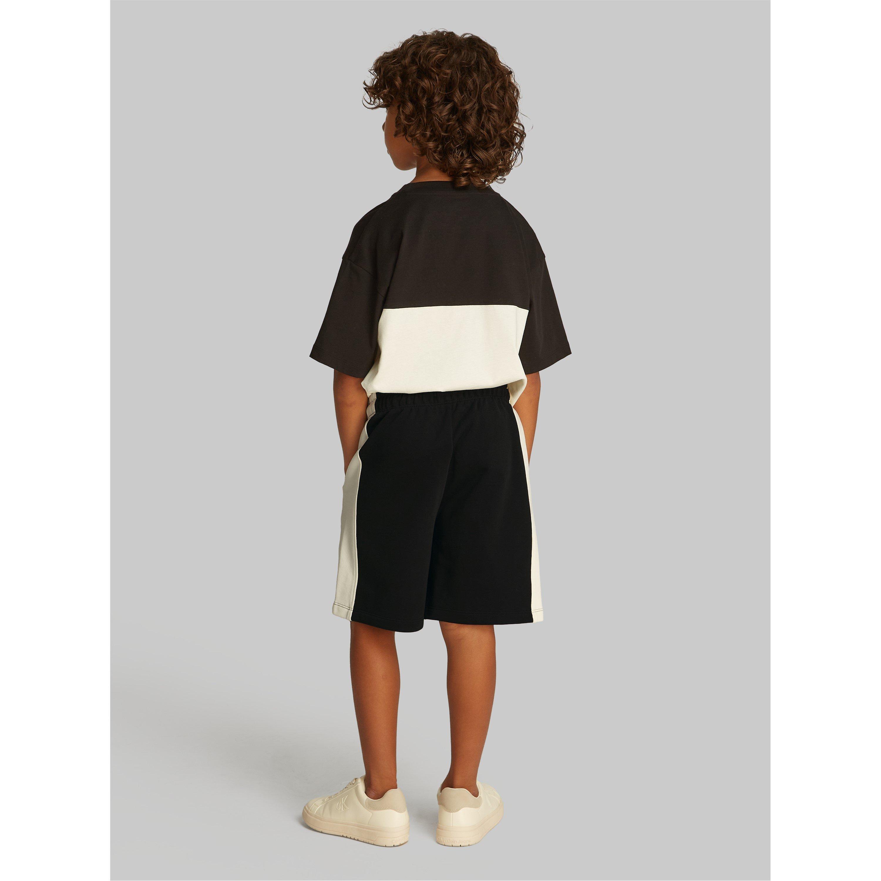 CK Black BEH - Calvin Klein Jeans - COLOR BLOCK RELAXED SHORTS - 2