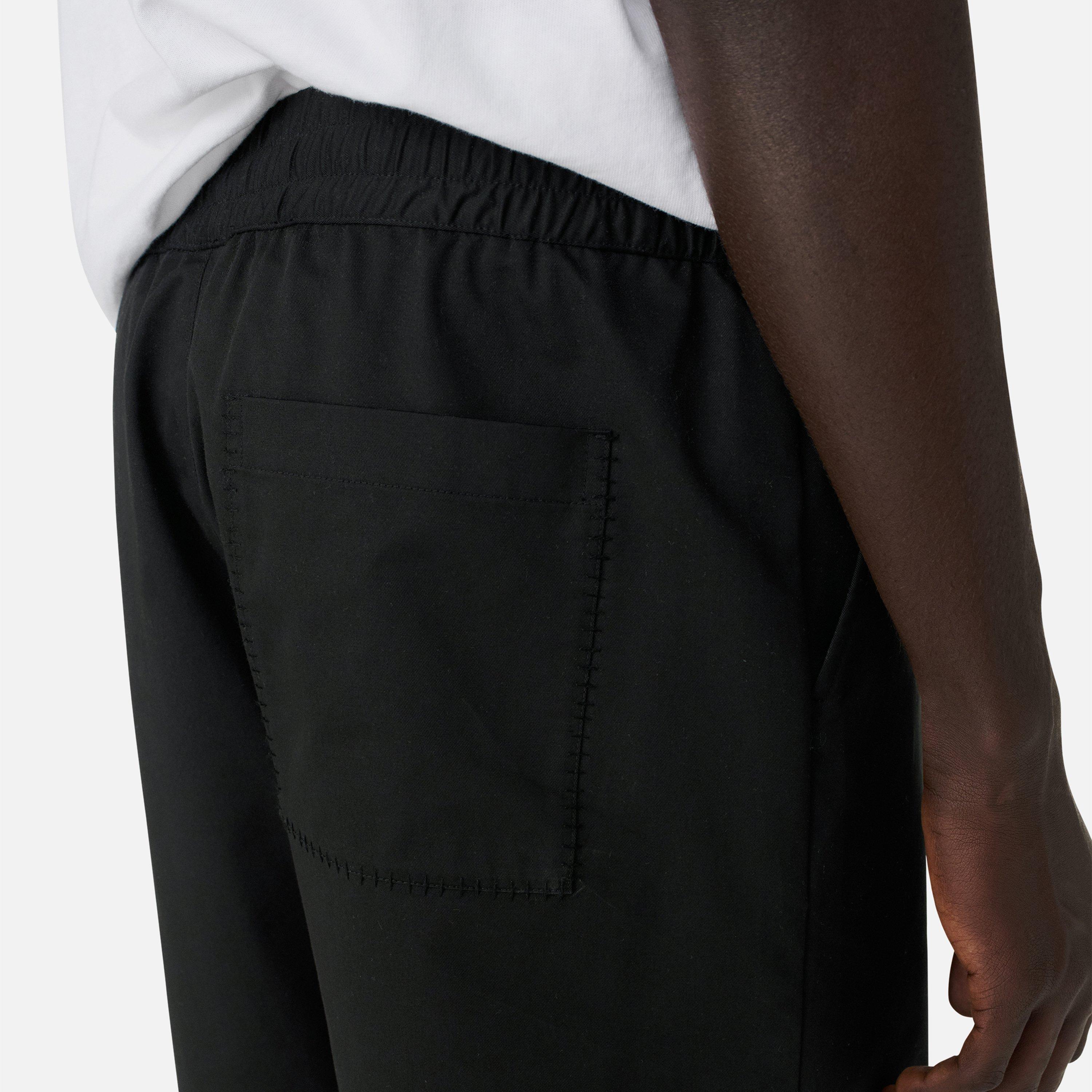 Black - Axel Arigato - Men's Stitch Fleece Jogger Shorts - 3
