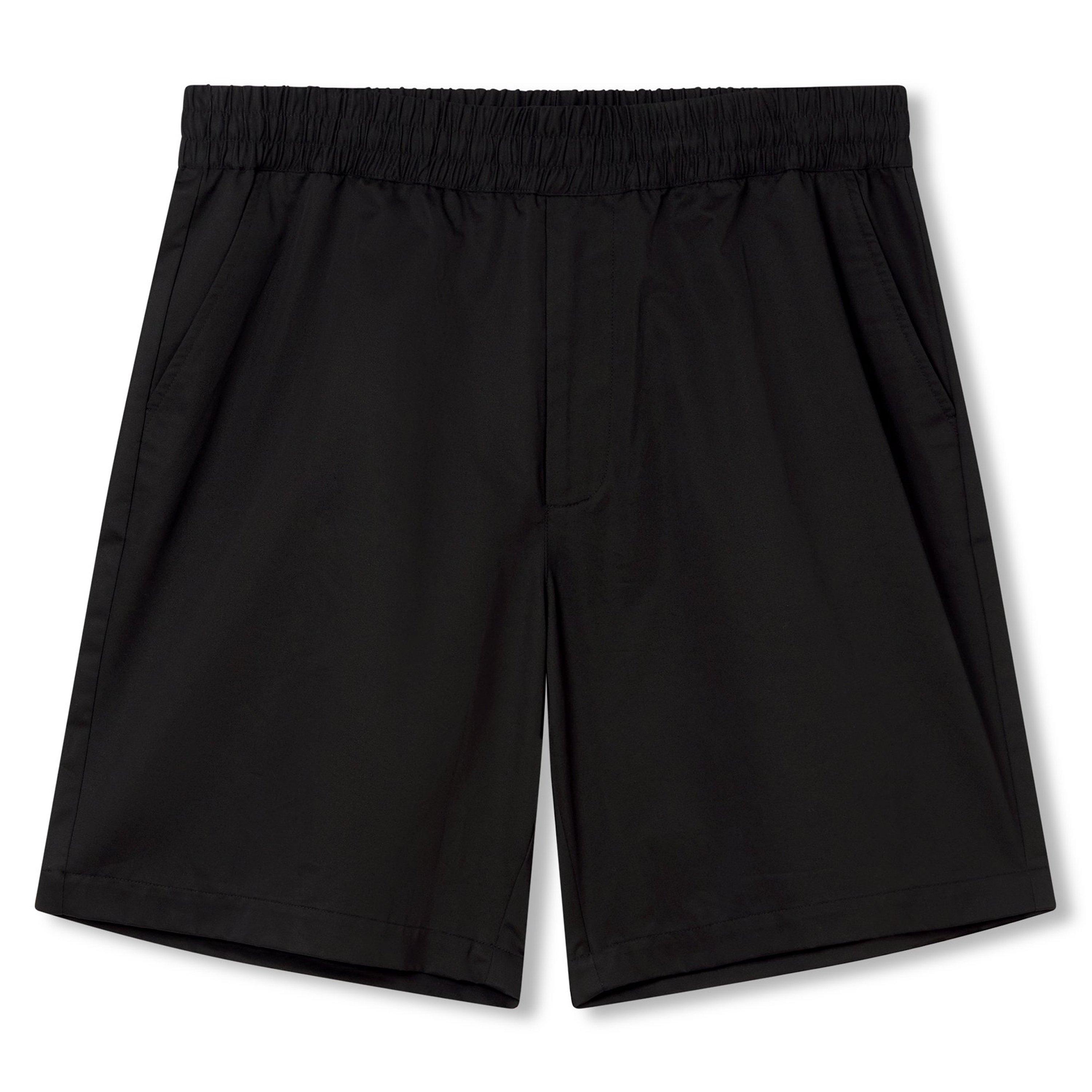 Black - Axel Arigato - Men's Stitch Fleece Jogger Shorts - 5