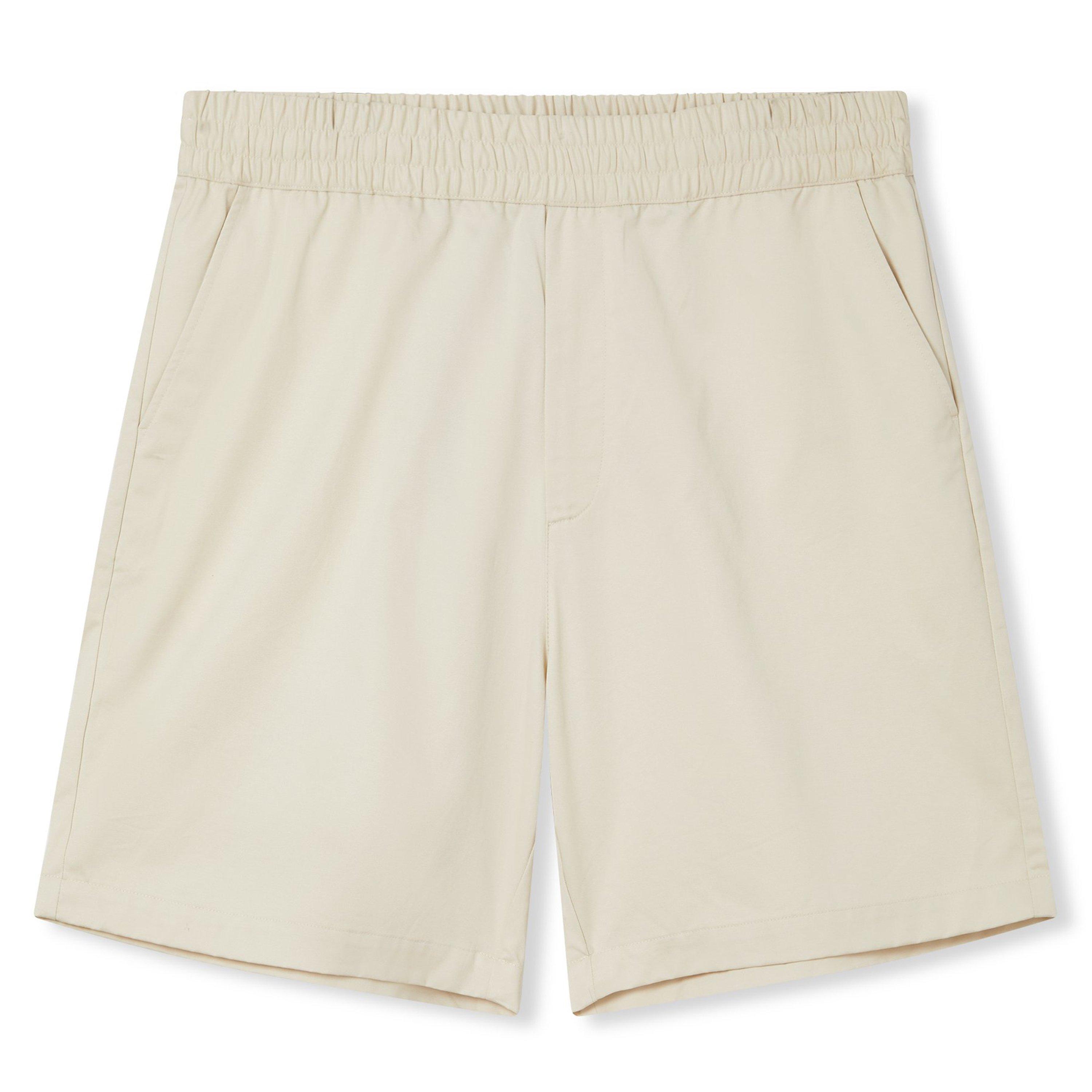 Pale Beige - Axel Arigato - Men's Stitch Fleece Jogger Shorts - 5