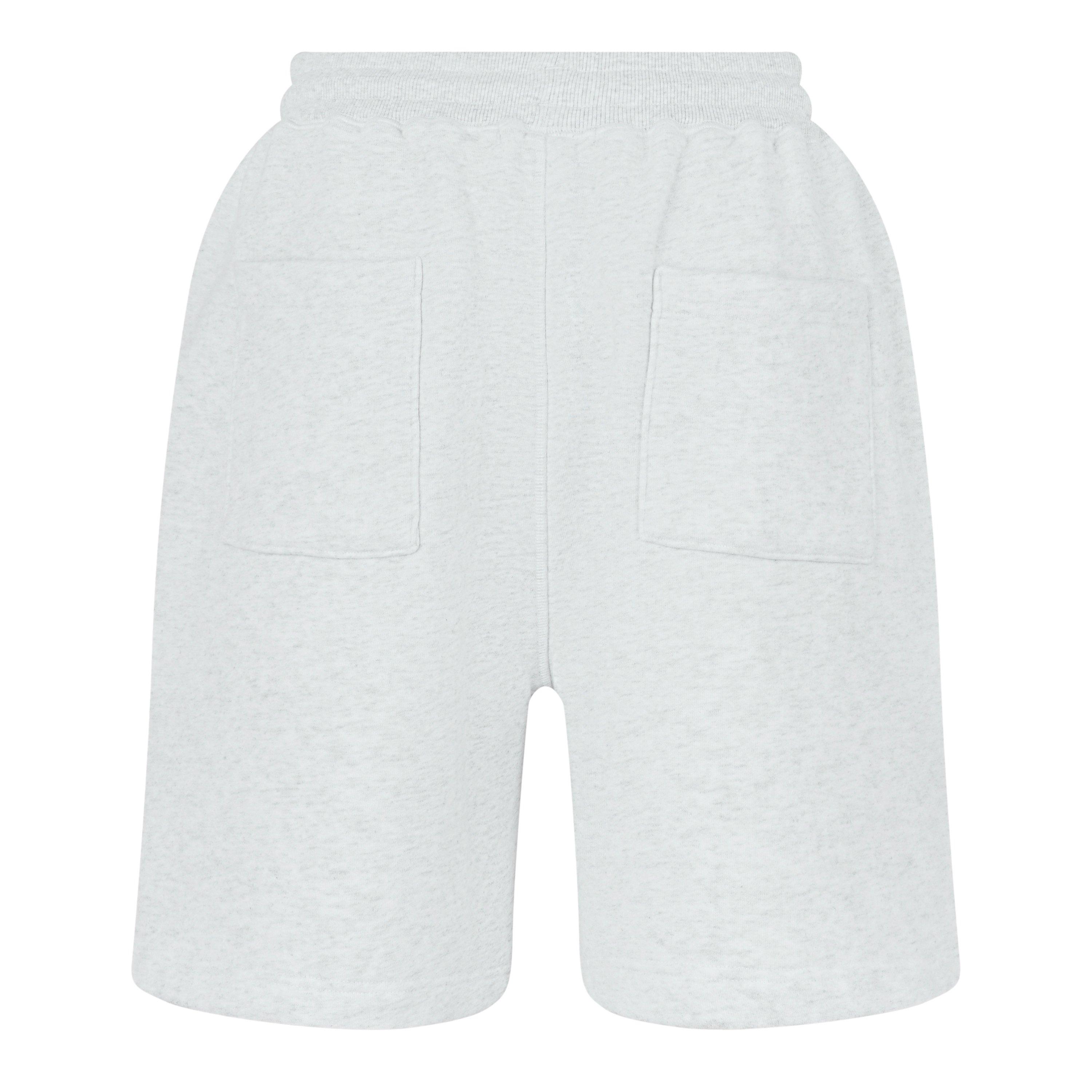 Light Grey Marl - Cole Buxton - Men's Collegiate Fleece Jogger Shorts - 2
