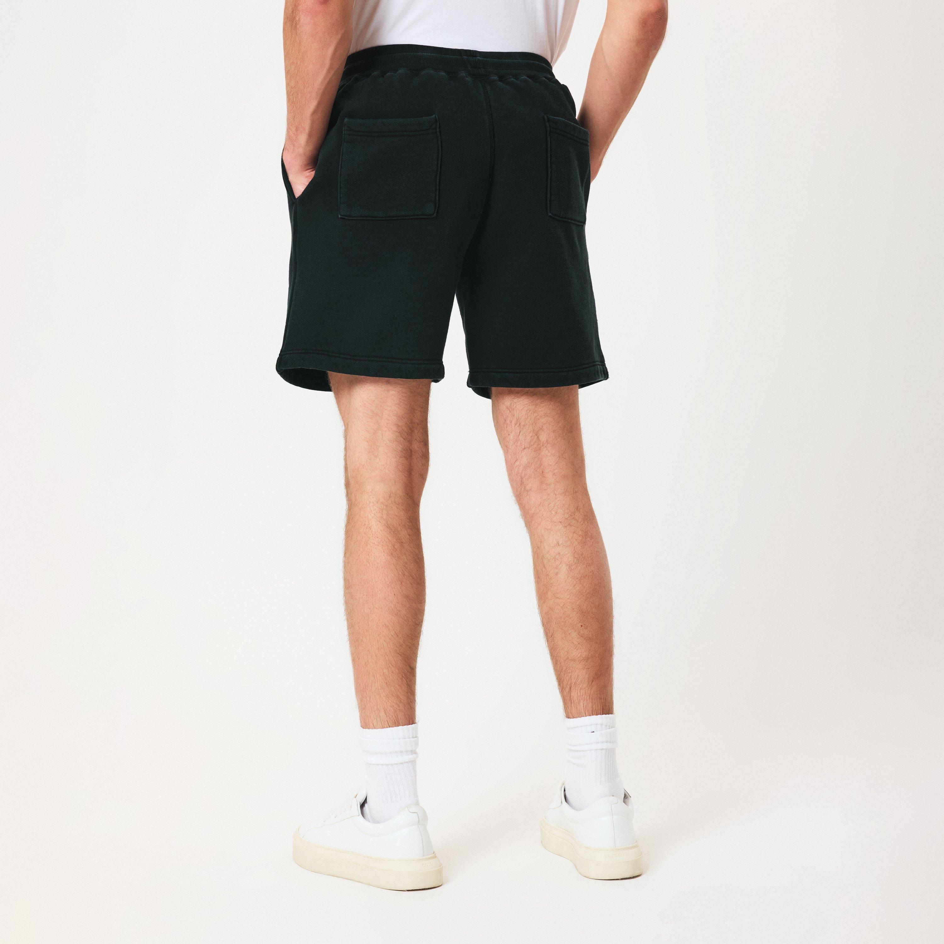 Black - Cole Buxton - Men's Collegiate Fleece Jogger Shorts - 4