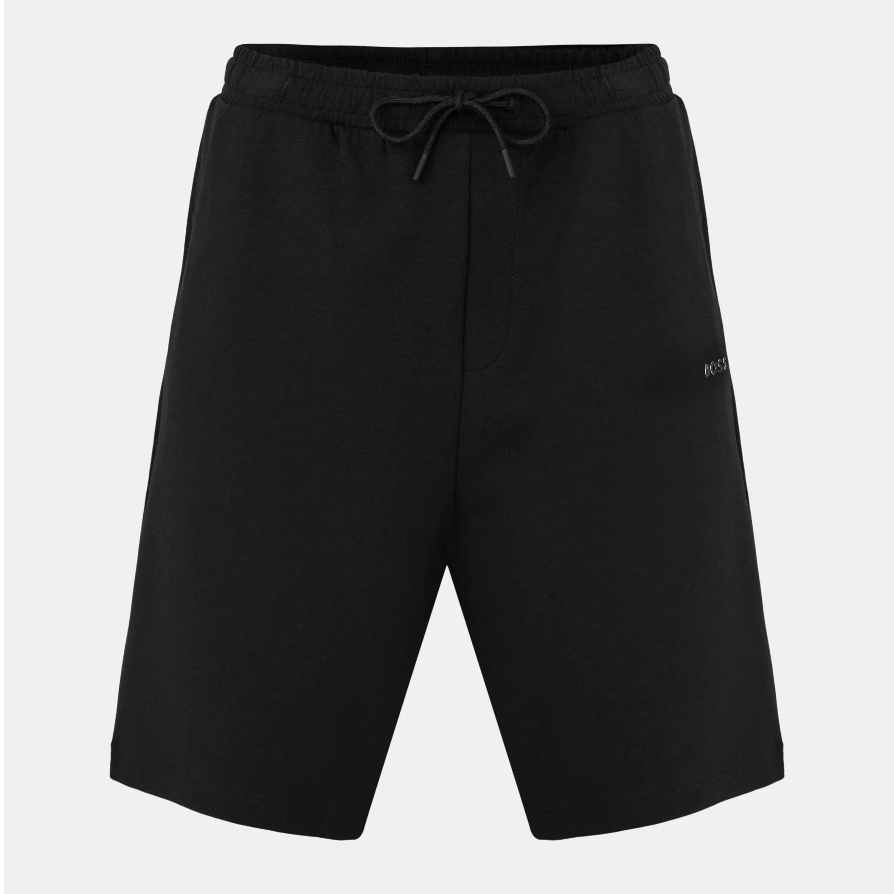 Boss Men's HBG Headlo Fleece Shorts - Black 001 - L