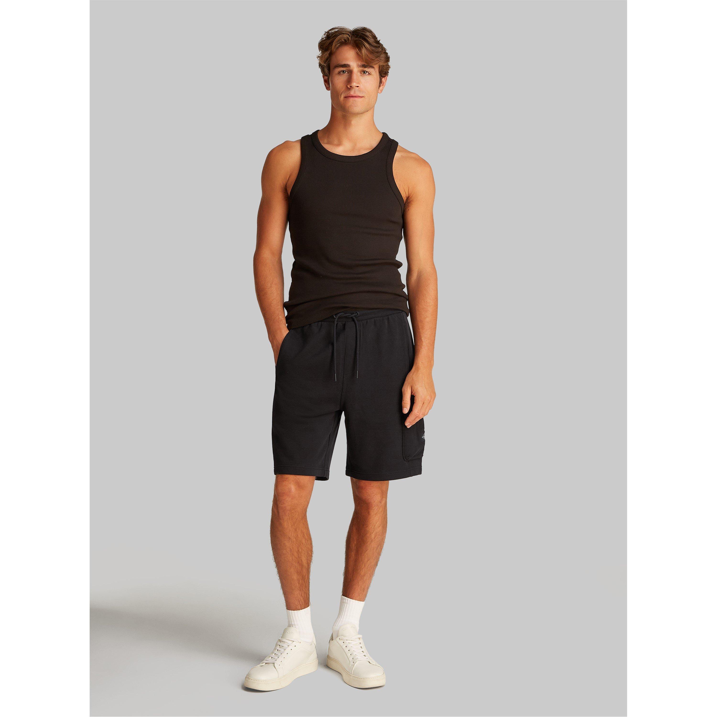 Ck Preto - Calvin Klein Jeans - WOVEN LABEL SHORT - 3