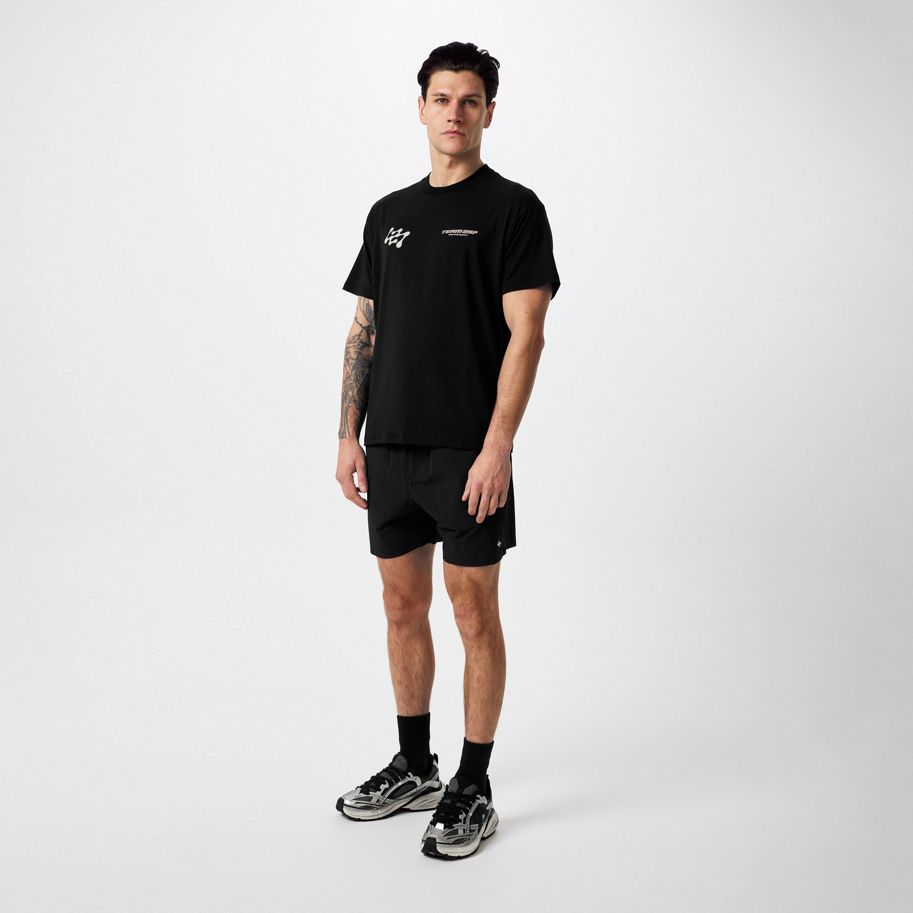 Black - Represent 247 - Men's Team 247 Fused Gym Shorts - 4