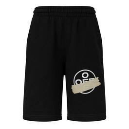 Off White Tape Jogger Shorts