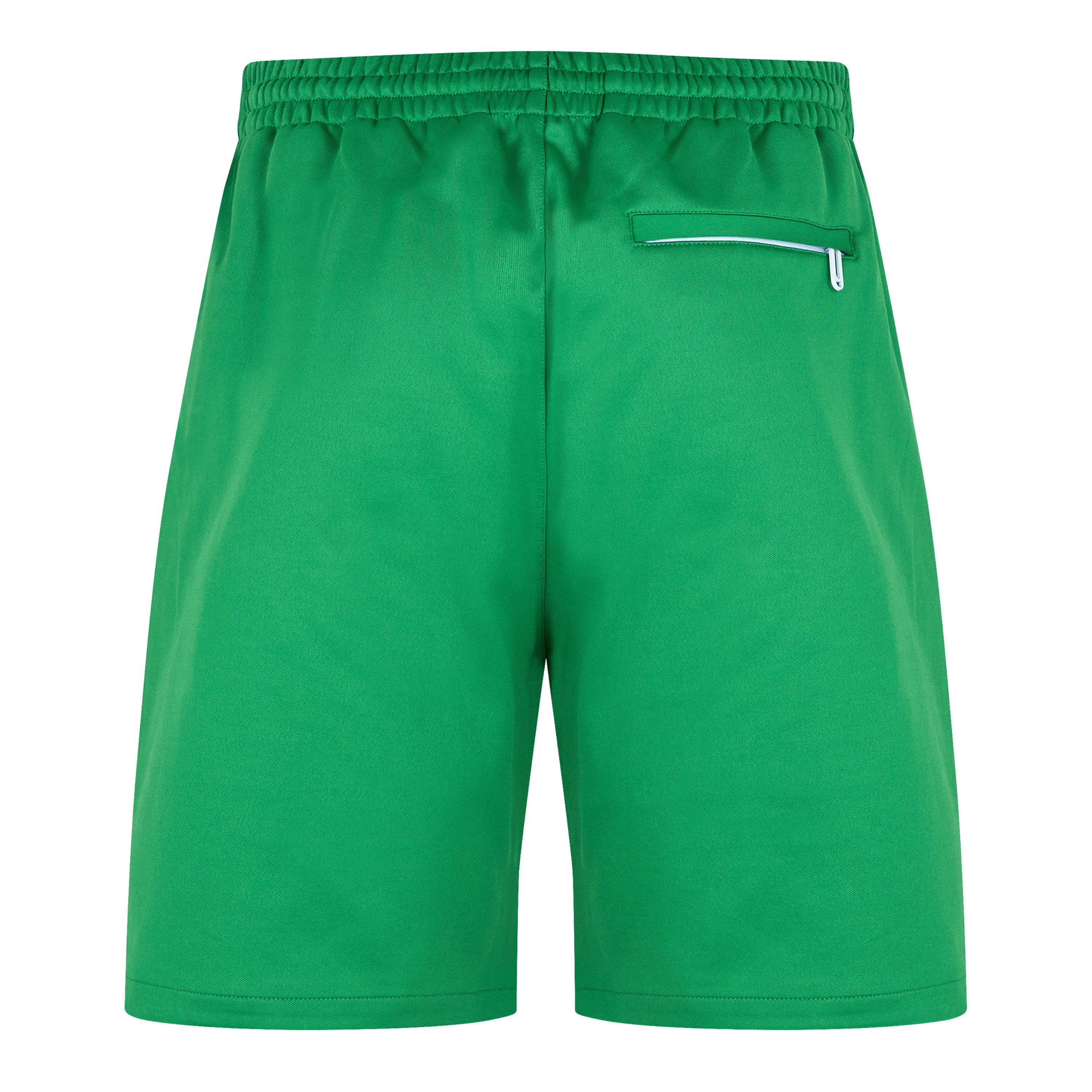 Green - Off White - Men's Hands Off Skate Track Shorts, Adjustable Drawstring - 6