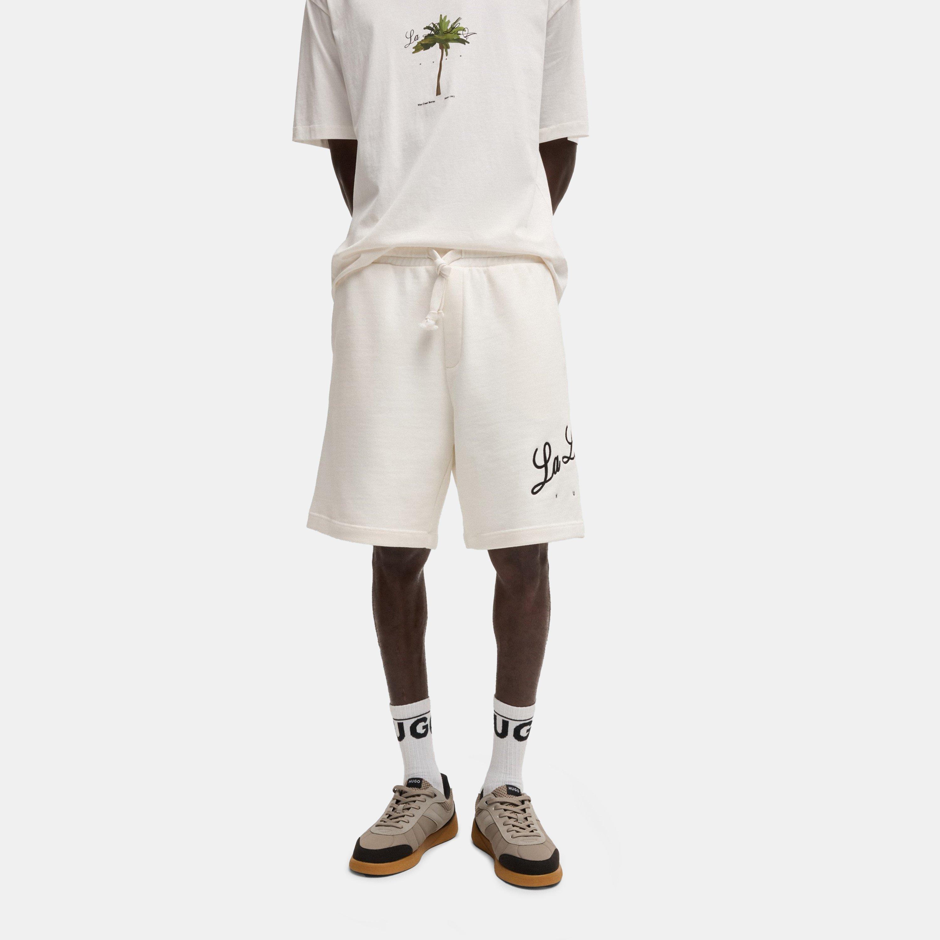 Natural 102 - Hugo - Men's Fleece Jogger Shorts - 2