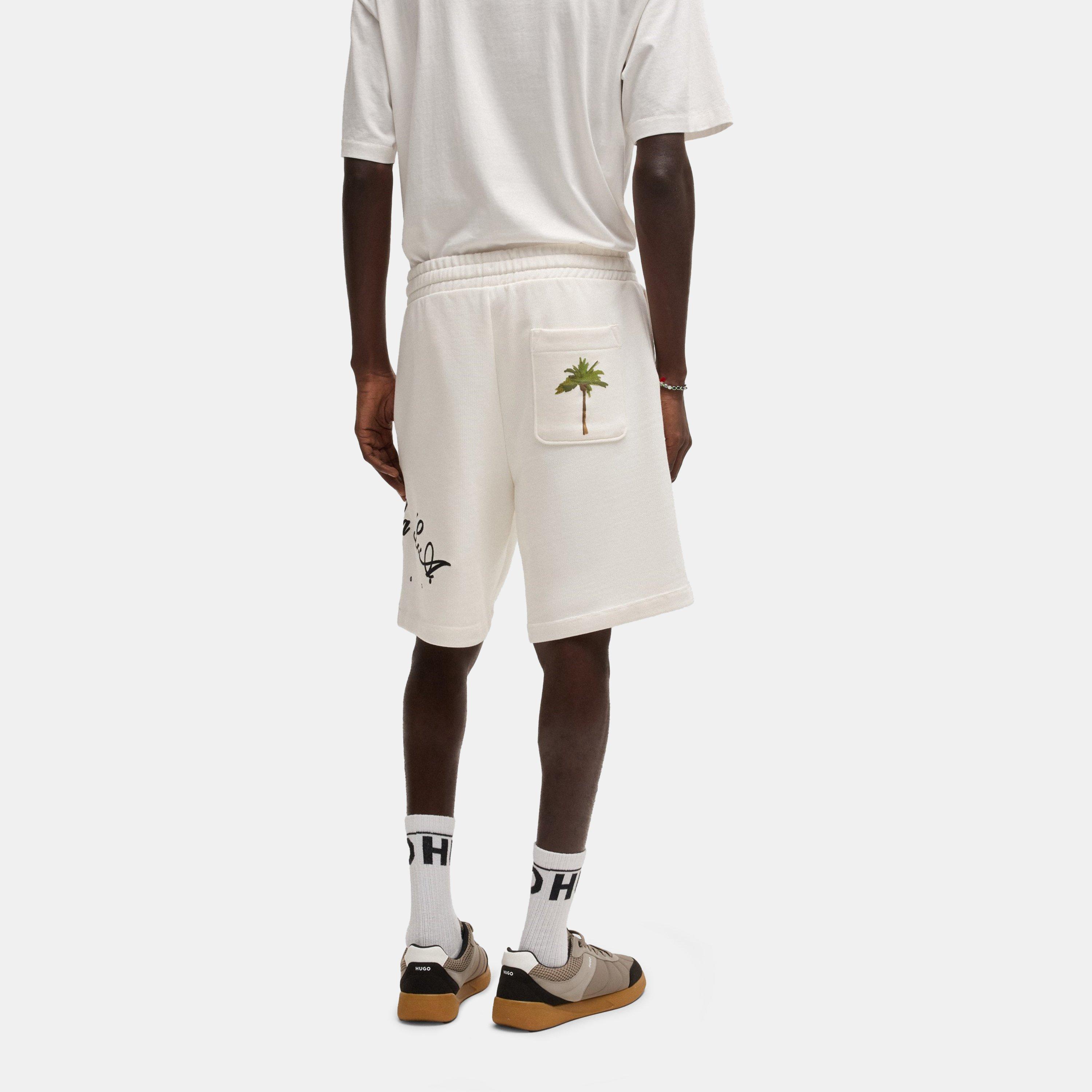 Natural 102 - Hugo - Men's Fleece Jogger Shorts - 3