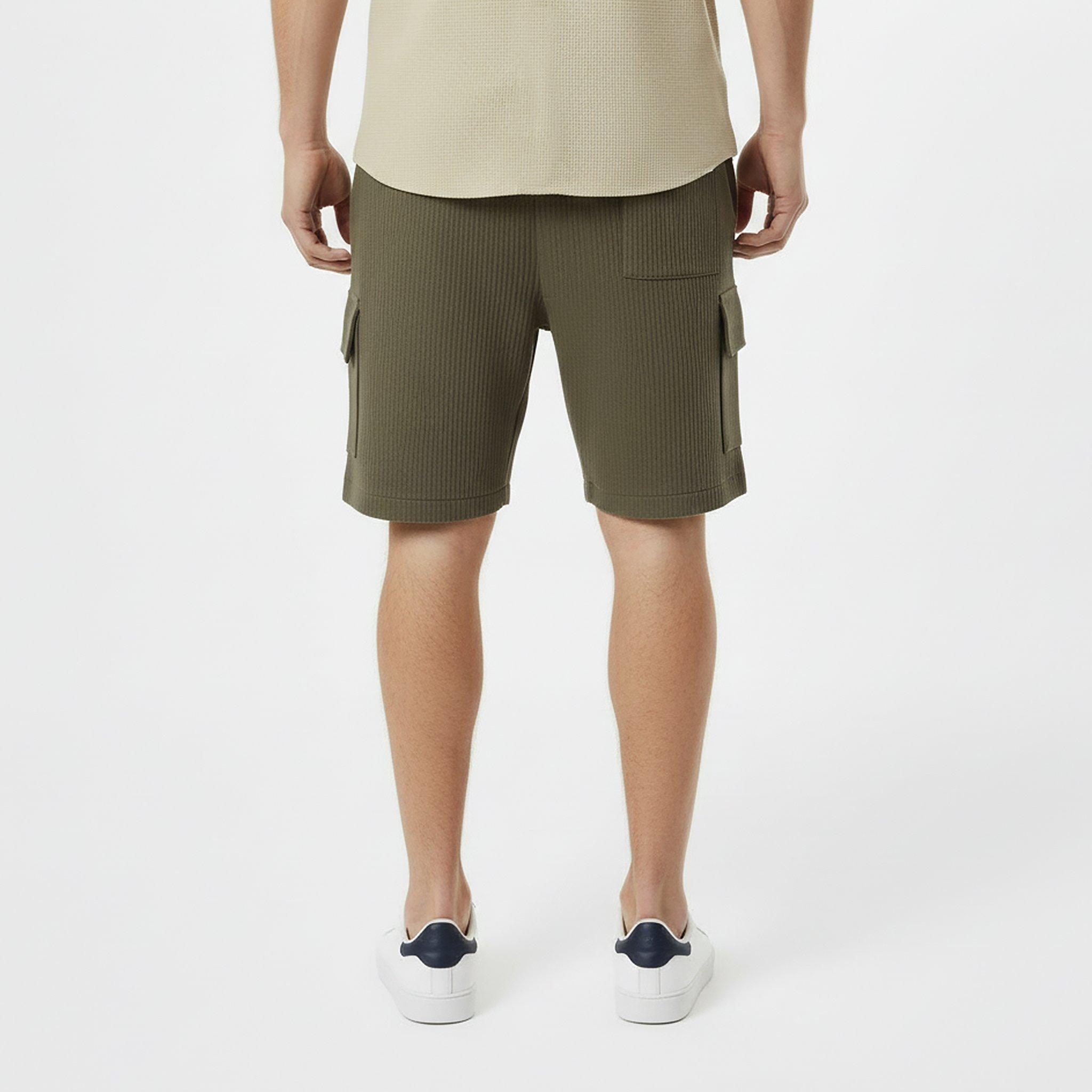 Smokey Olive - Jack Wills - Men's Fleece Jogger Shorts - 4