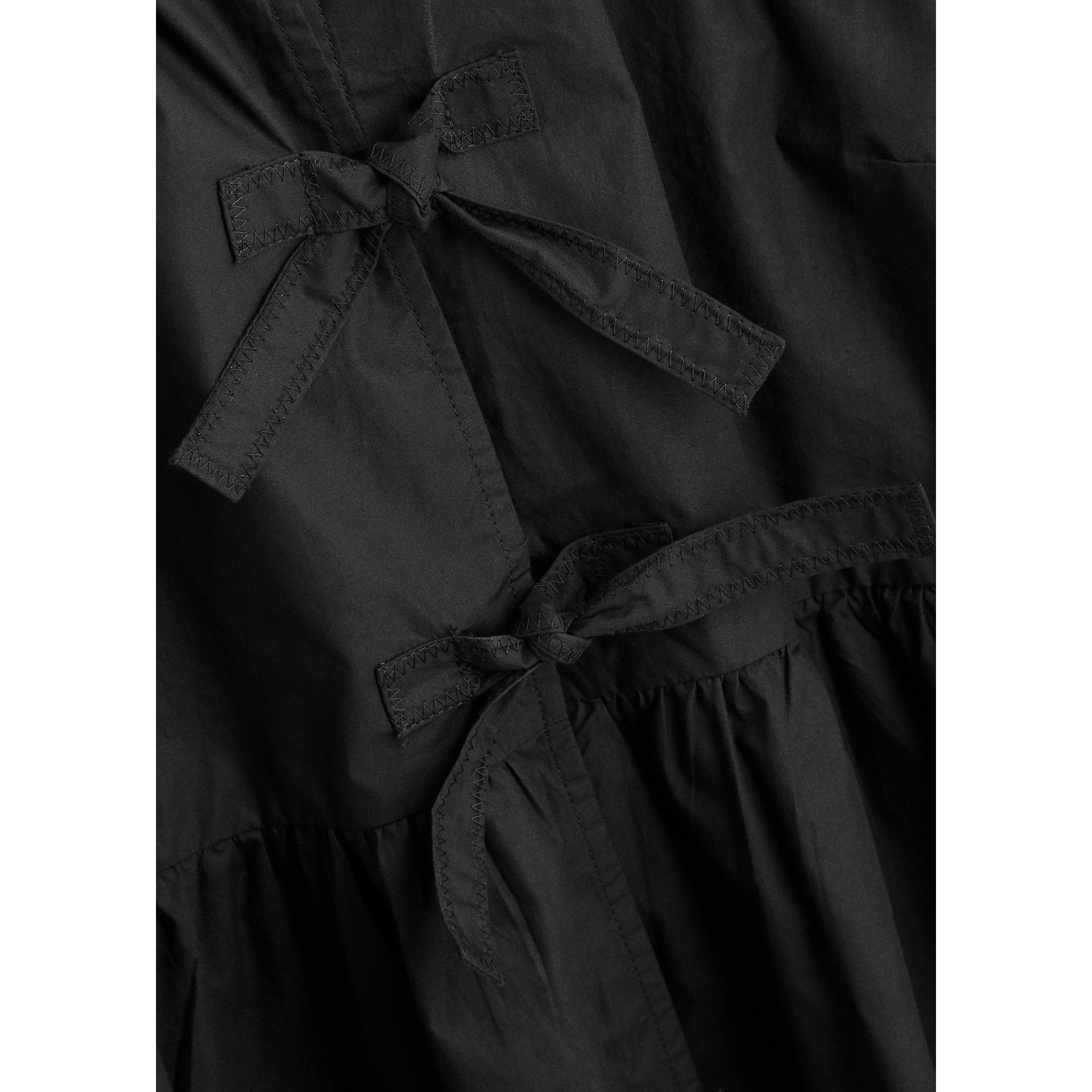BLACK - Ganni - T Poplin Peplum Blouse09 - 4