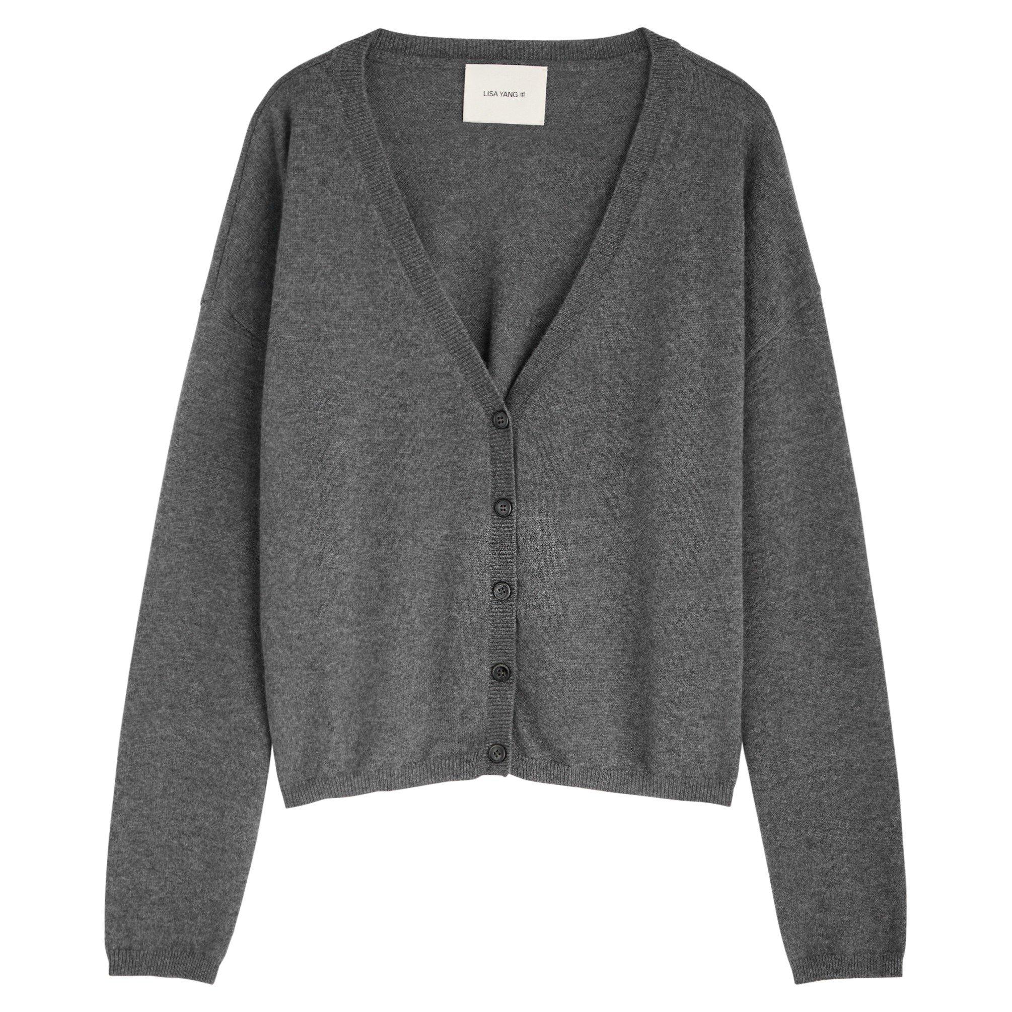 GREY - Lisa Yang - Deep V Neck Dropped Shoulder F