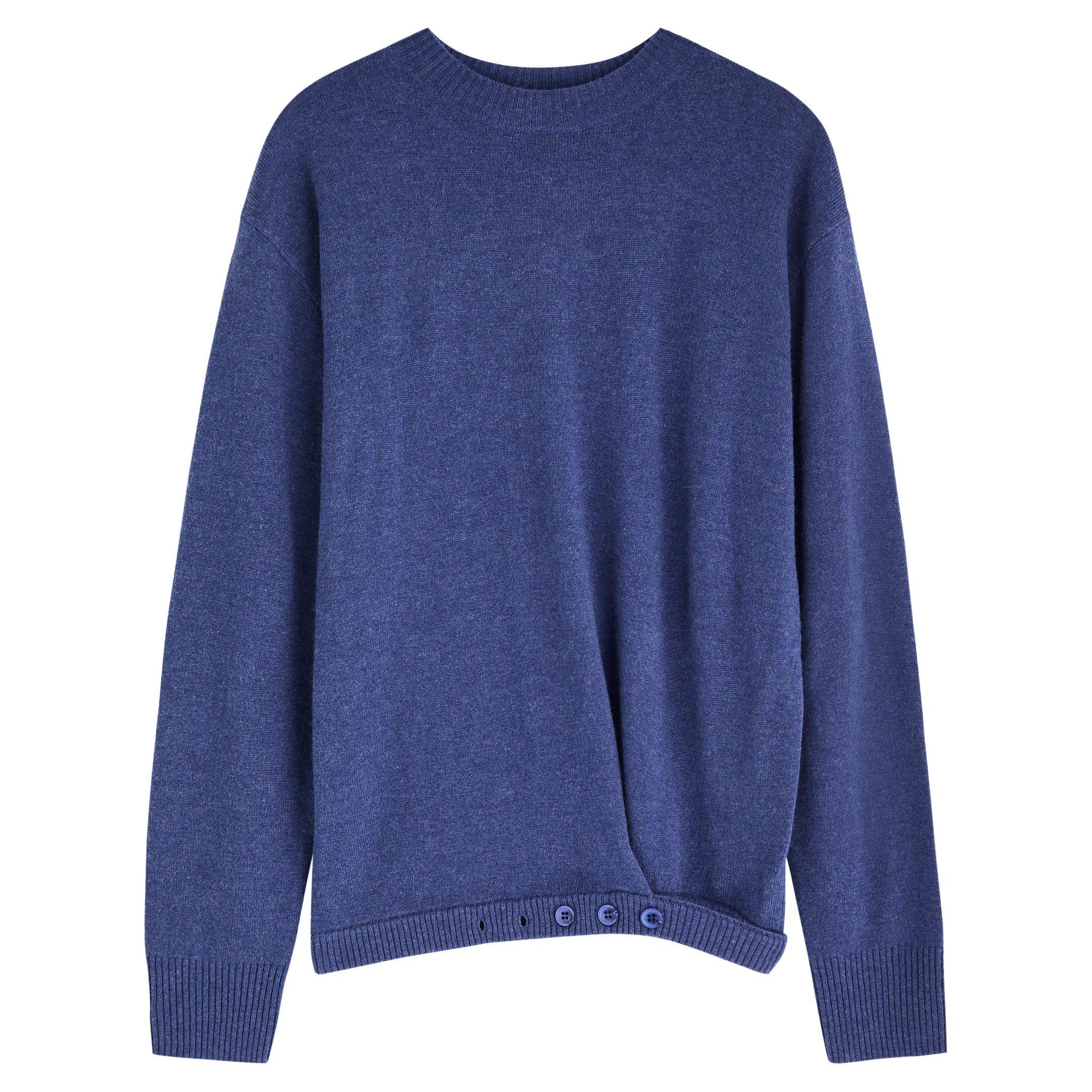 BLUE - Christopher Esber - FASTEN CASHMERE SWEATER