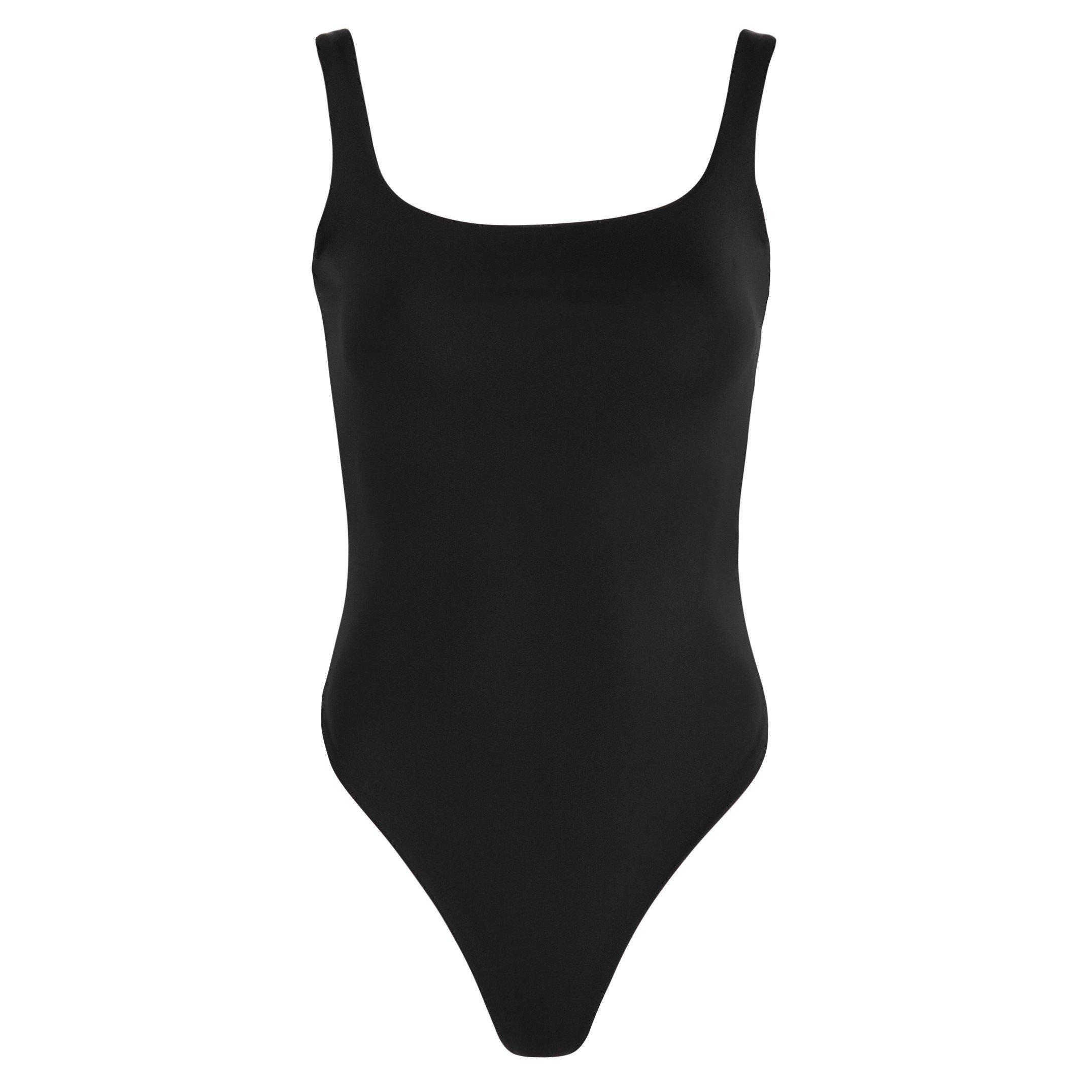 BLACK - Entire Studios - BD SQUARE NECK BODYSUIT -