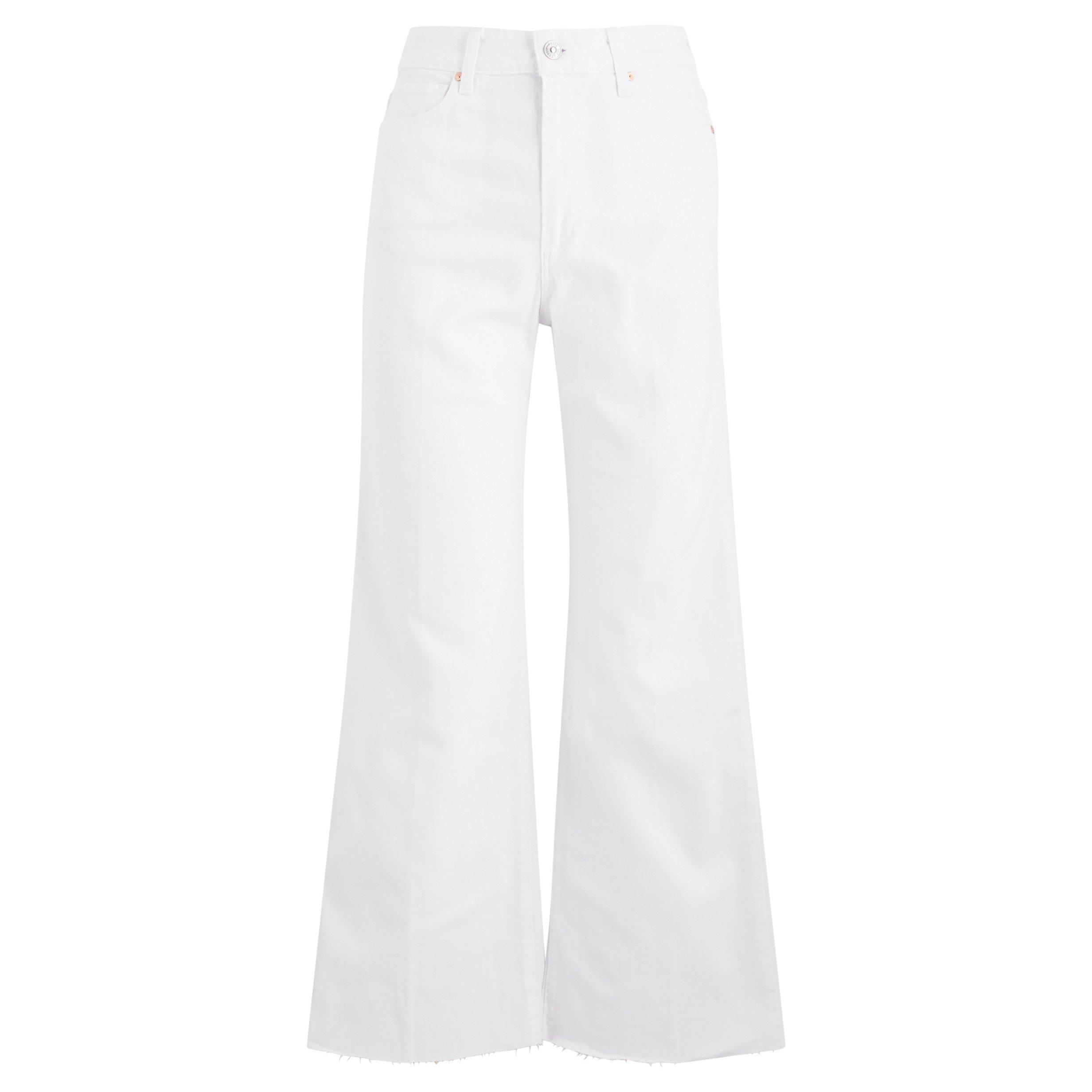 WHITE - Paige - JE ANESSA RAW HEM