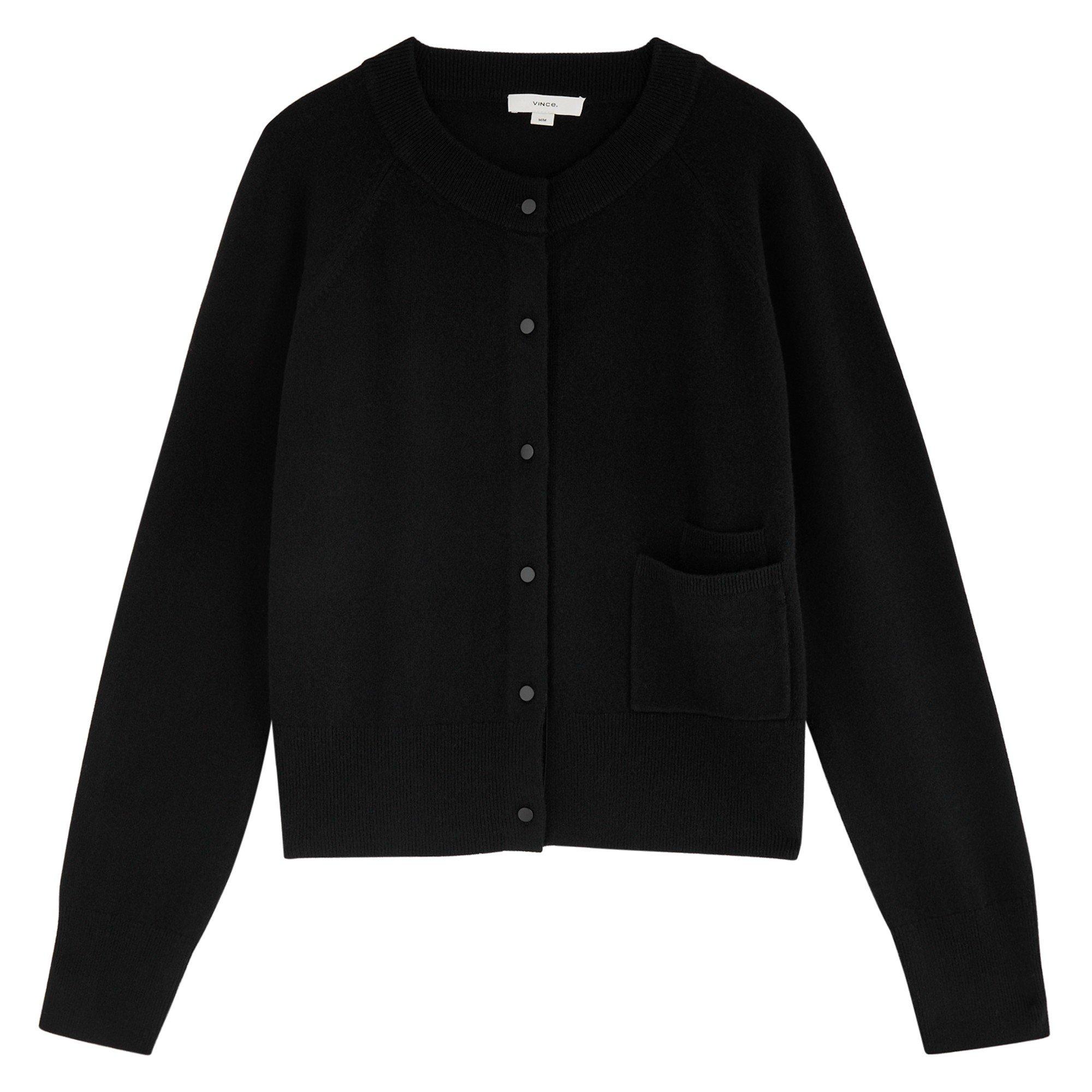 BLACK - Vince - Fine-gauge knit from wool and