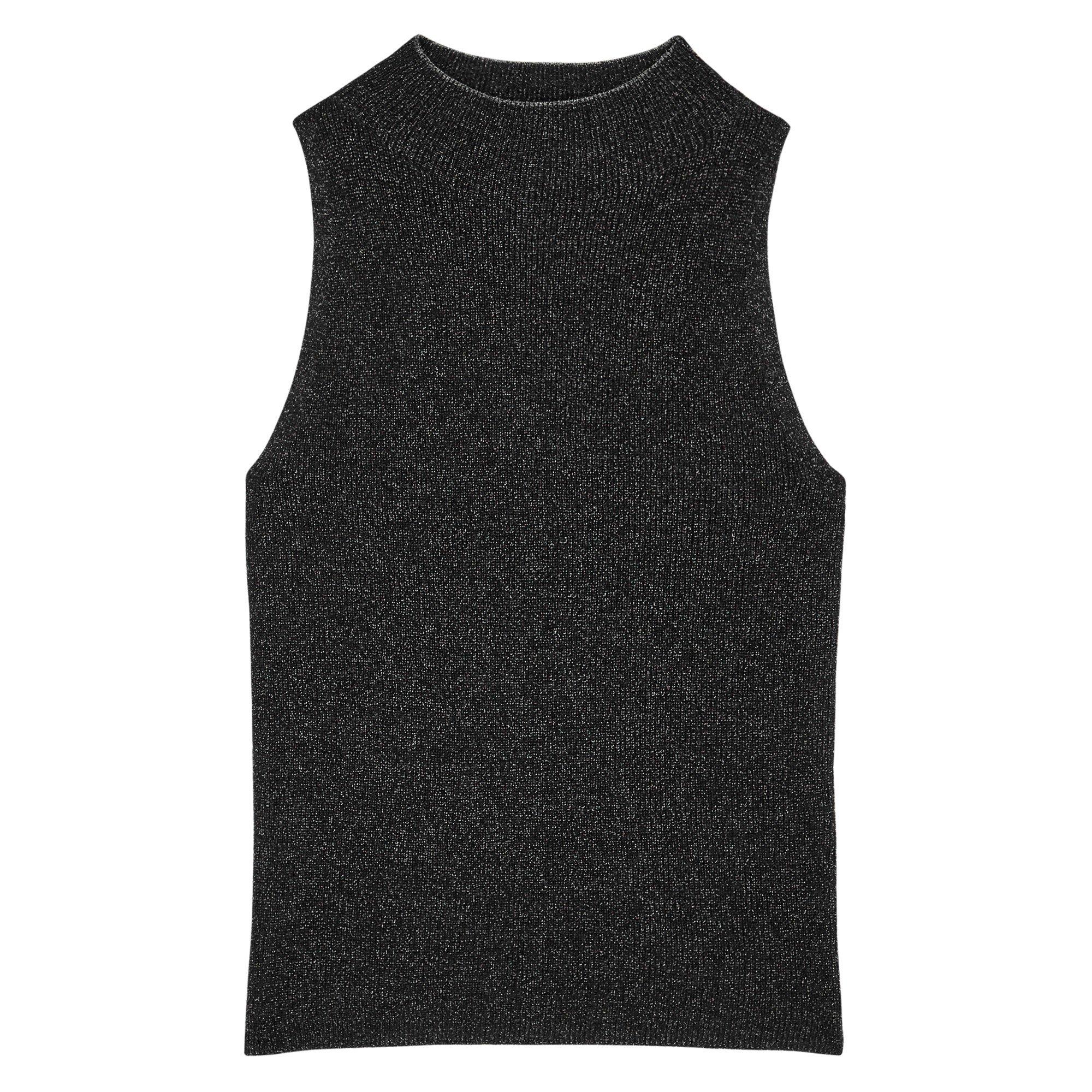 BLACK - Vince - Slim throughout our mock-neck
