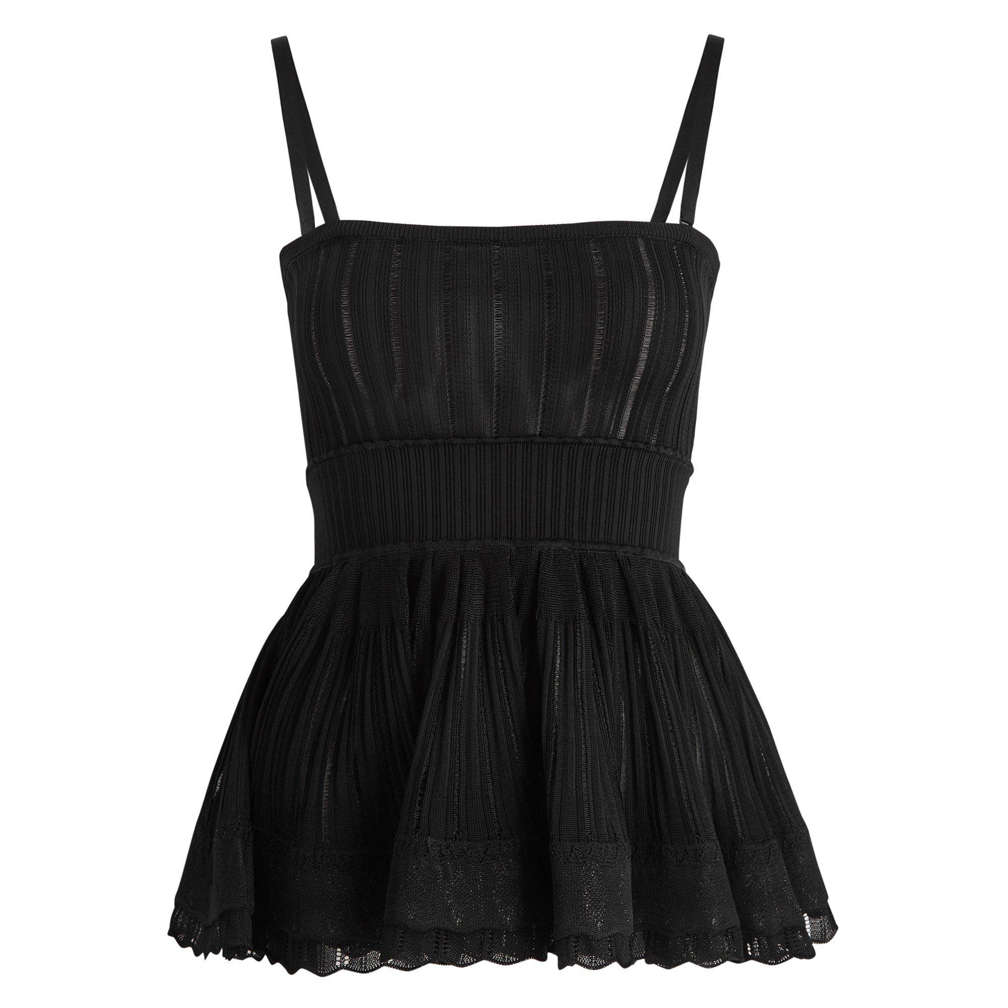 BLACK - Alaia - CRINOLINE TOP - 1
